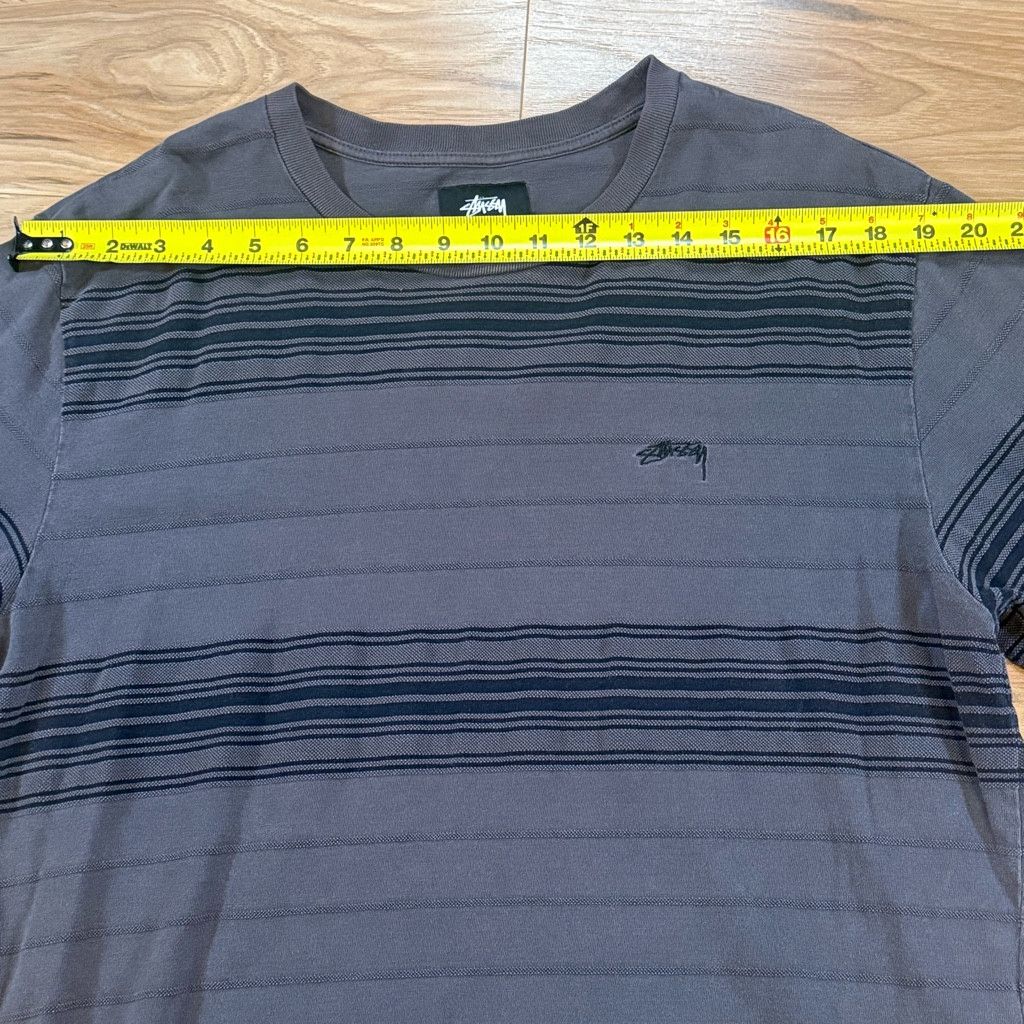 Other Stüssy Men’s L Striped Long Sleeve Crewneck Tee Size US L / EU 52-54 / 3 - 4 Thumbnail