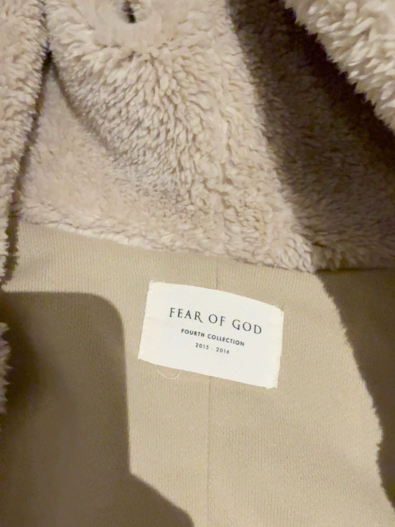 Fear of God Fear of God Lamb fleece cardigan sweatshirt Size US M / EU 48-50 / 2 - 2 Thumbnail