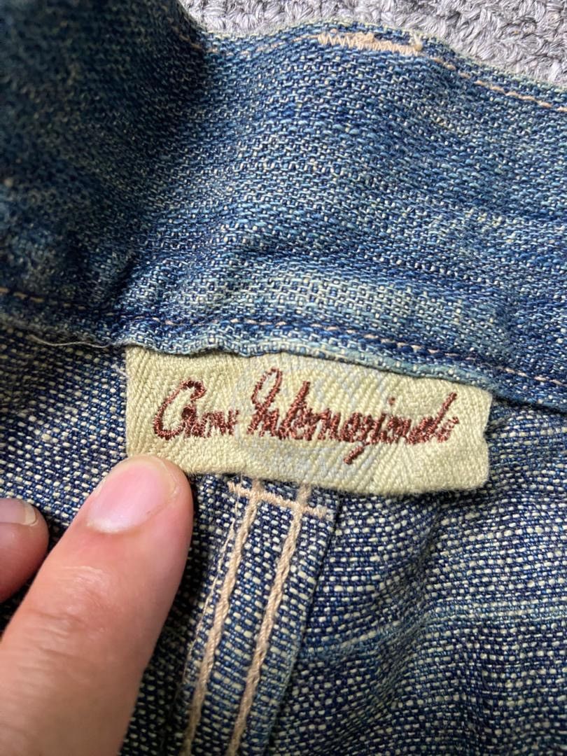 Japanese Brand 🔥 INTERNATIONALE Distressed Patchwork Denim Pants 🔥 (136) Size US 35 - 7 Thumbnail