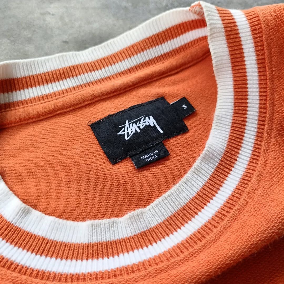 Designer × Stussy Stussy Reverse Terry Ringer Long Sleeve Size US M / EU 48-50 / 2 - 4 Thumbnail