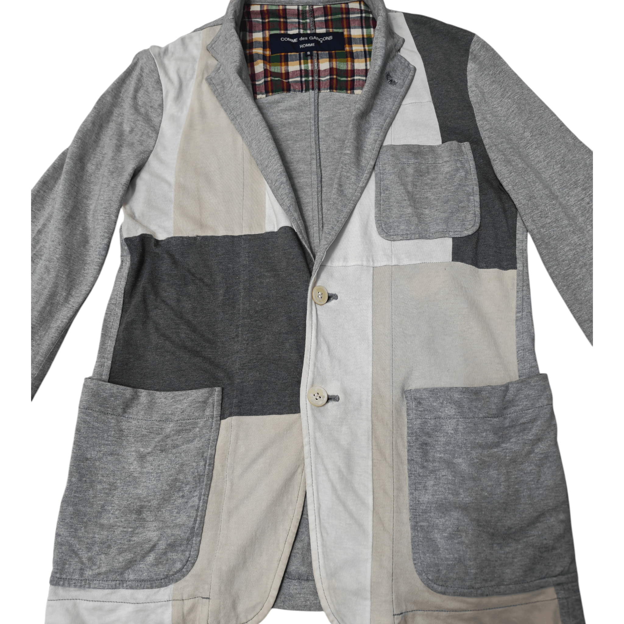 CDG by Comme des Garcons Comme des garcon Ad2008 patchwork blazzer/cardigan Size US S / EU 44-46 / 1 - 13 Thumbnail