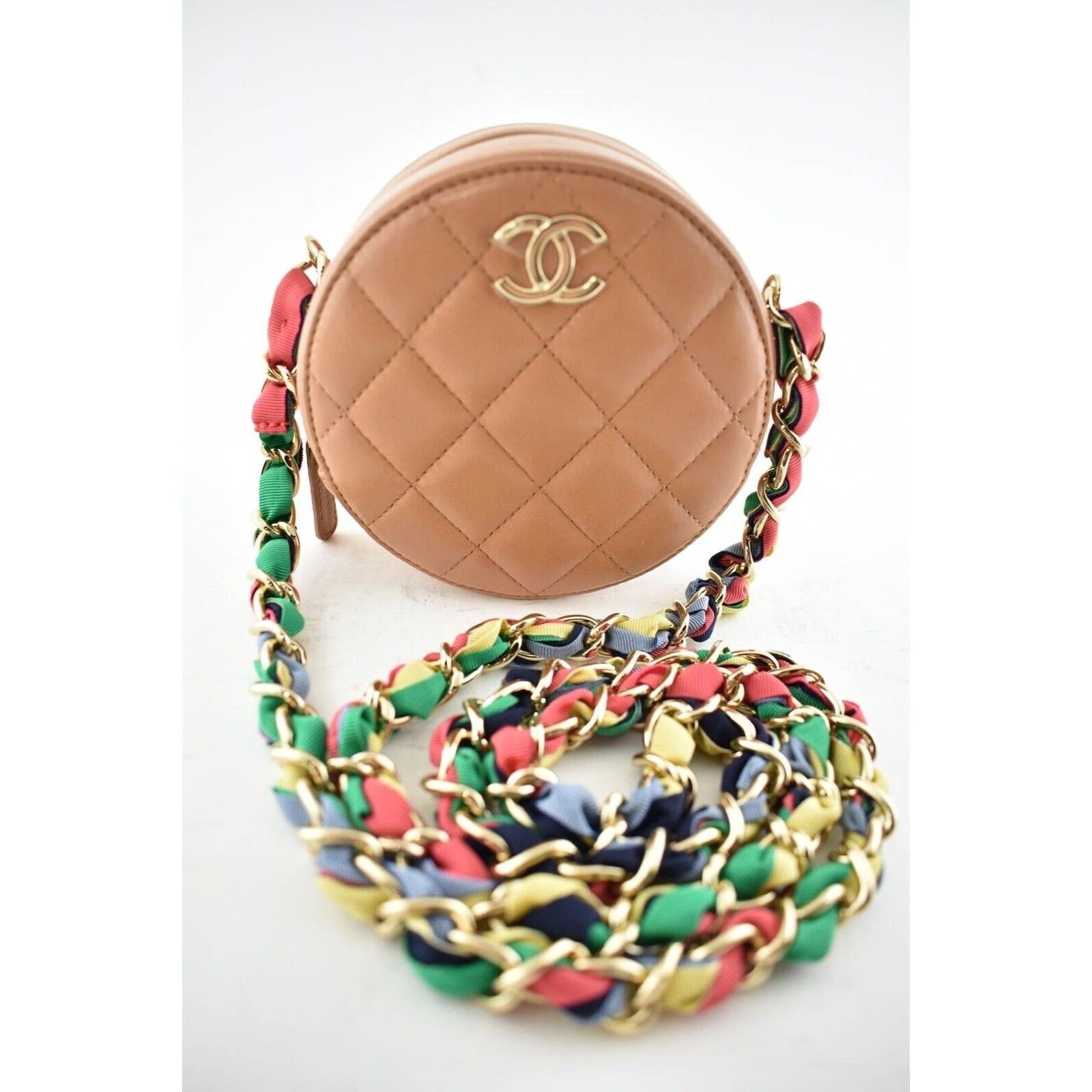 Chanel Chanel Round Clutch On Chain CC Shoulder Crossbody Bag Size ONE SIZE - 6 Thumbnail