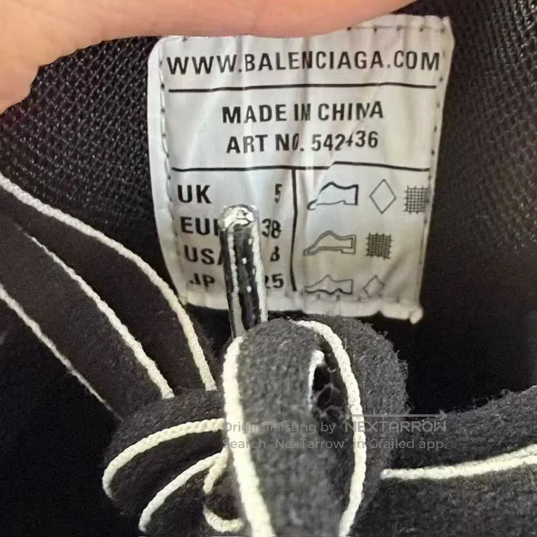Balenciaga Balenciaga Black Track Casual Sneakers Size 38. Size US 7 / EU 40 - 7 Thumbnail