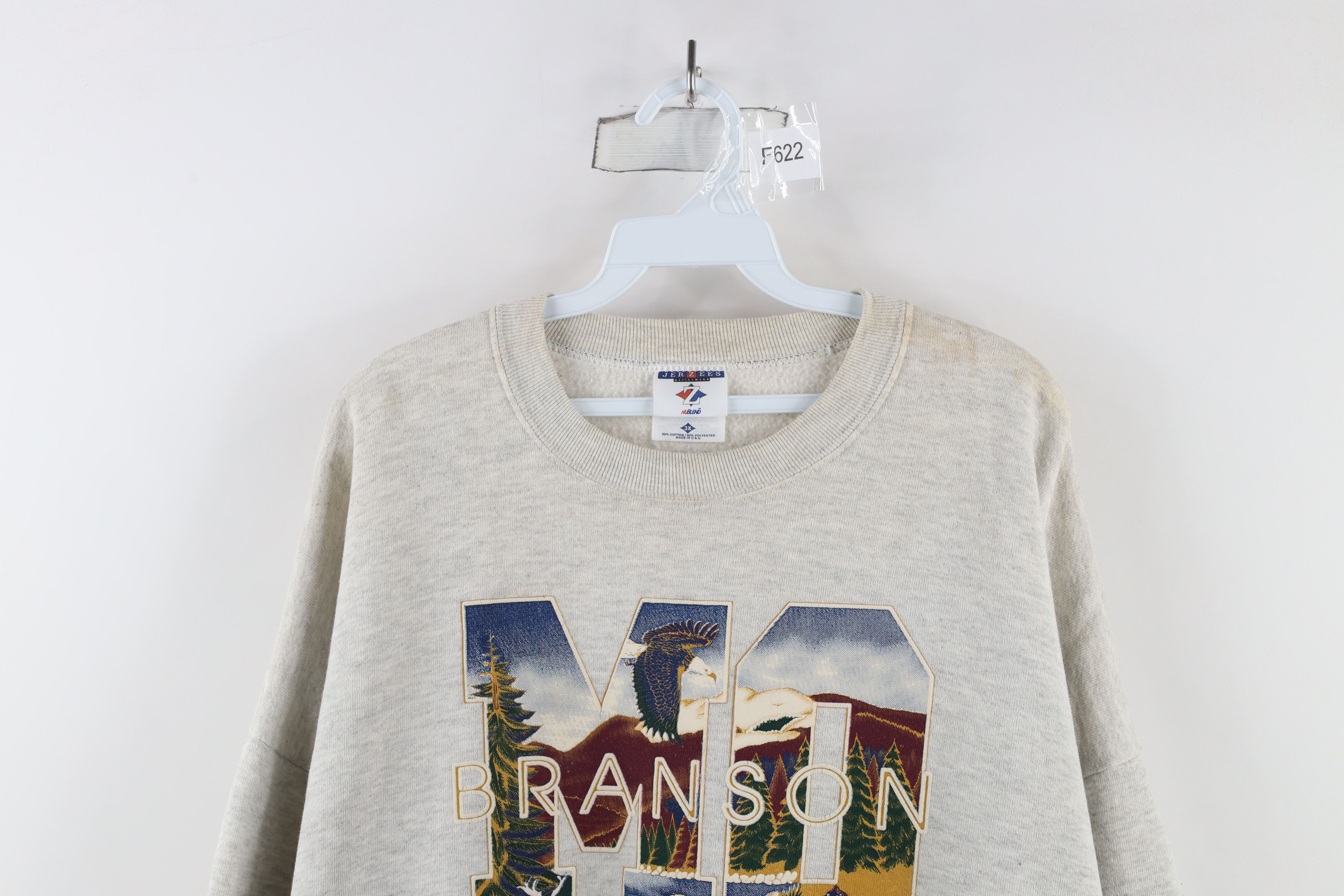 Vintage Vintage 90s Streetwear Out Branson Missouri Sweatshirt USA Size US XXL / EU 58 / 5 - 2 Thumbnail