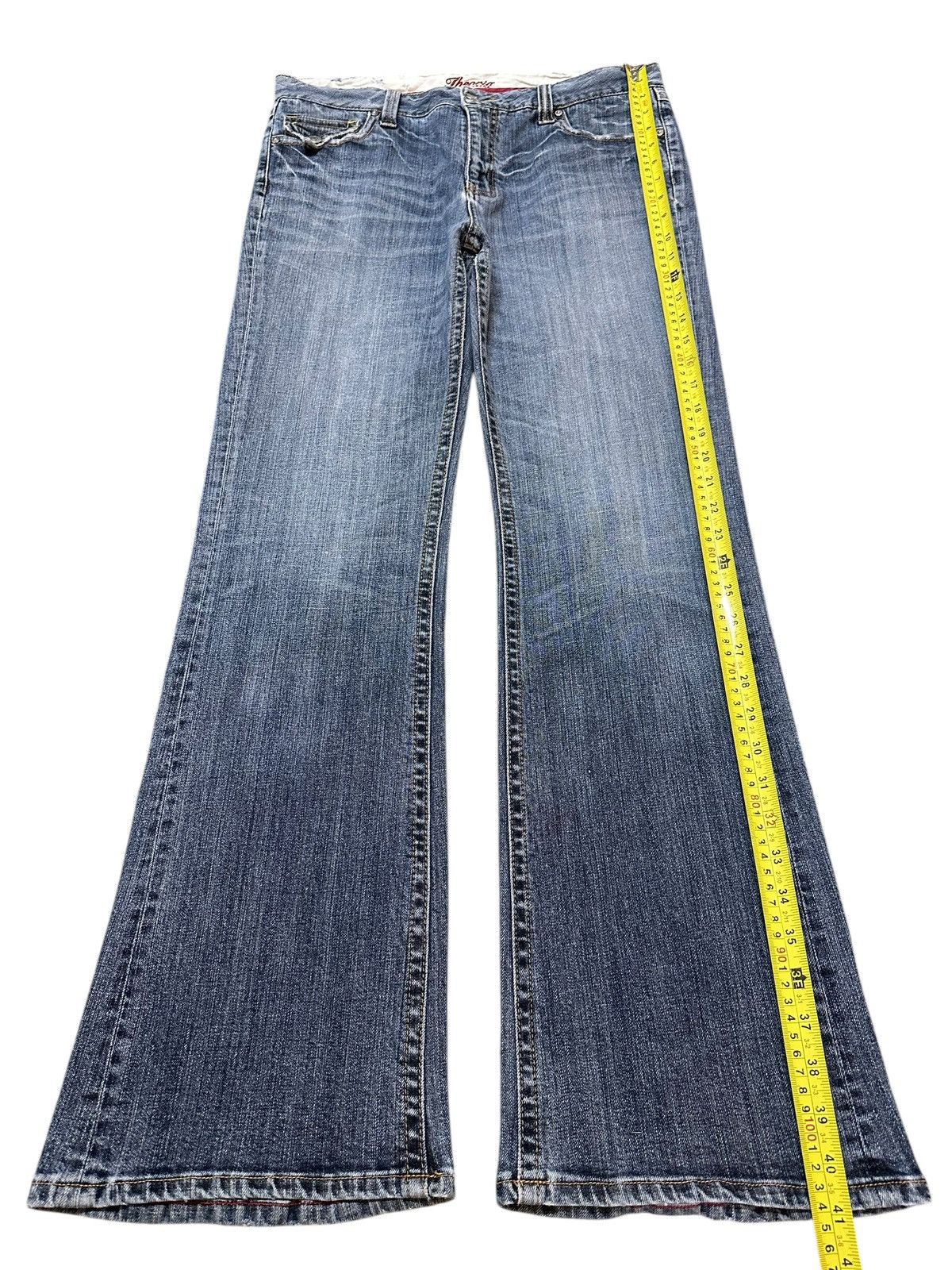 If Six Was Nine Vintage Japanese Brand Blue Wash Style Flare Jeans Size US 32 / EU 48 - 12 Thumbnail