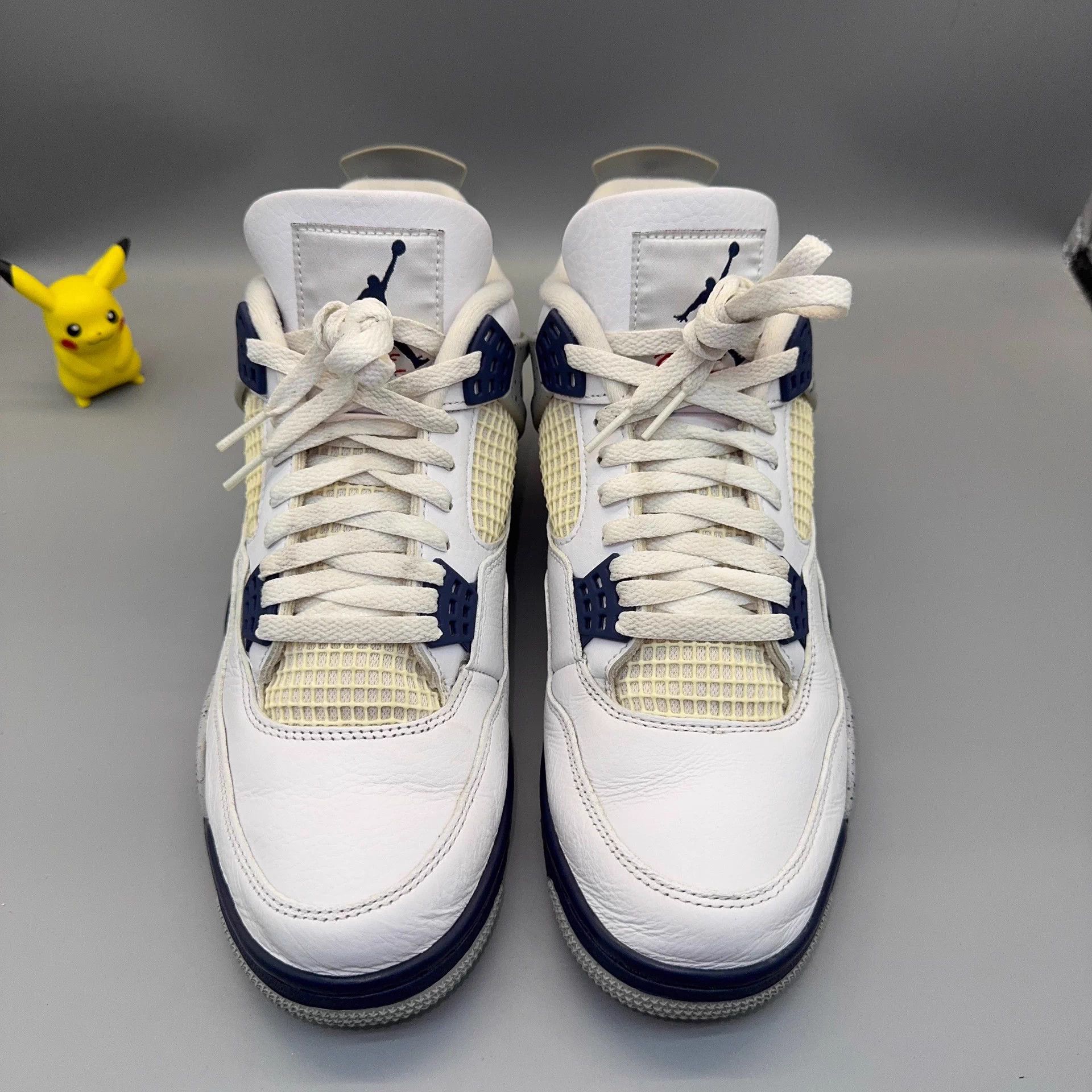 Nike Jordan AJ4 Midnight Blue Size 44.5 Size US 11.5 / EU 44-45 - 2 Thumbnail