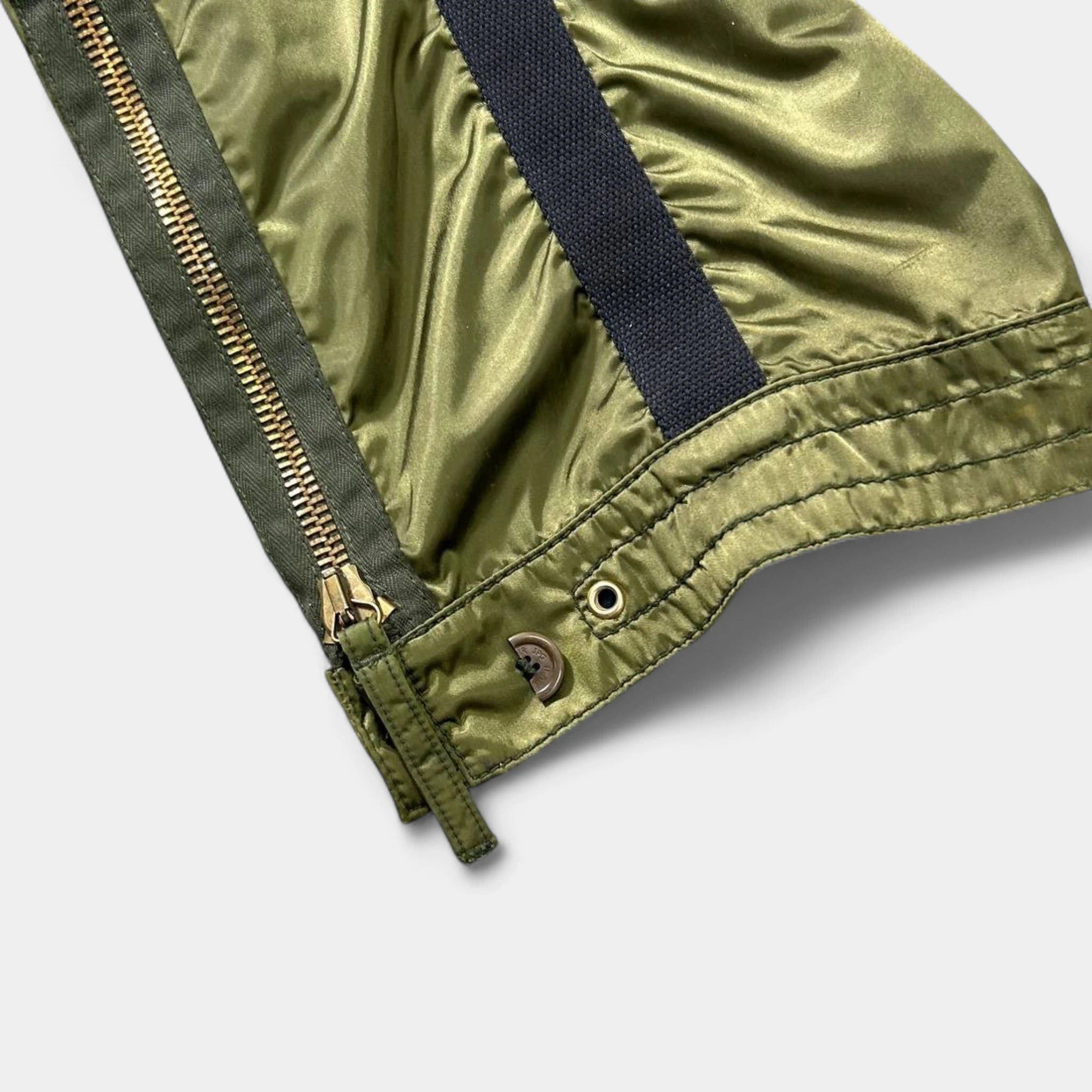 Jean Paul Gaultier Jean Paul Gaultier AW03 Satin Green Cargo Pants Size US 30 / EU 46 - 4 Thumbnail