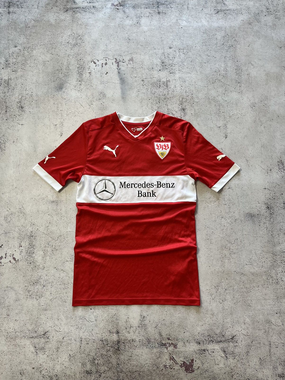 Puma Puma Stuttgart Away 2012/2014 Soccer Jersey 20 Gentner Sz S Size US S / EU 44-46 / 1 - 1 Thumbnail