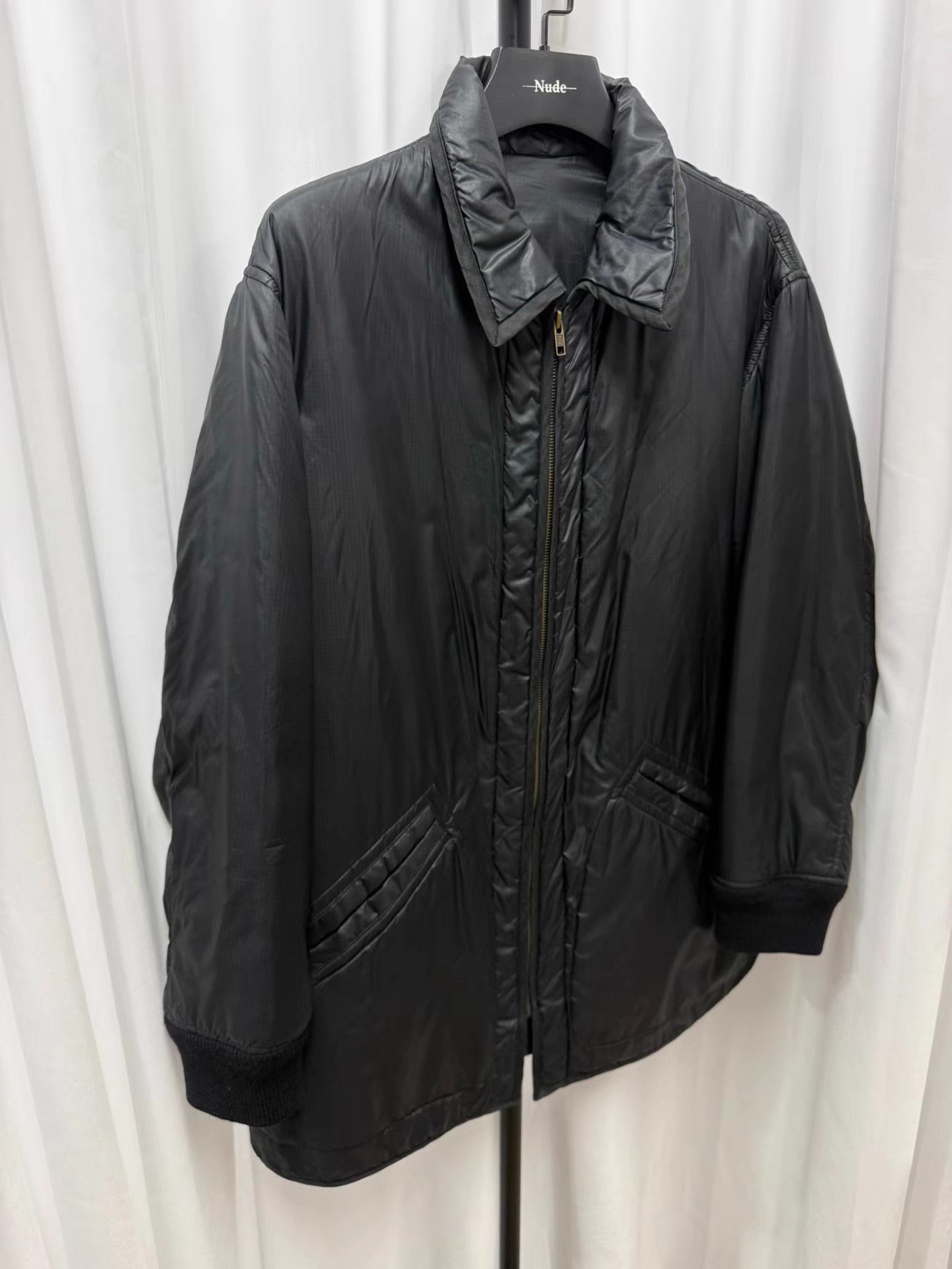 Yohji Yamamoto Yohji Yamamoto Y's for men Waxed Cotton Padded Jacket K20 Size US L / EU 52-54 / 3 - 3 Thumbnail
