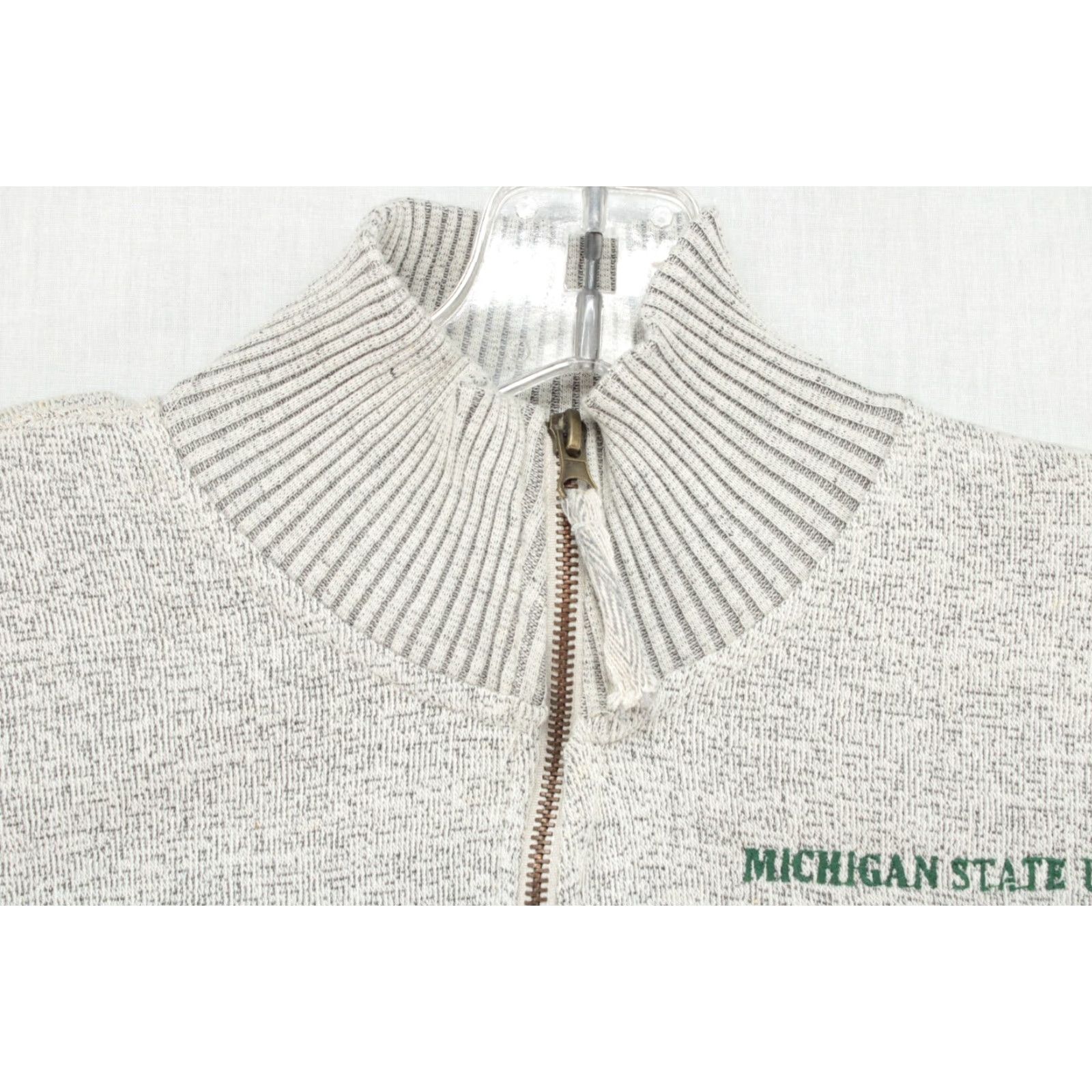 Vintage VINTAGE Old Varsity Brand Michigan State Spartans Sweater Sweatshirt Men's Large Gray Pullover Spirit Football 90s Mens Size US L / EU 52-54 / 3 - 4 Thumbnail
