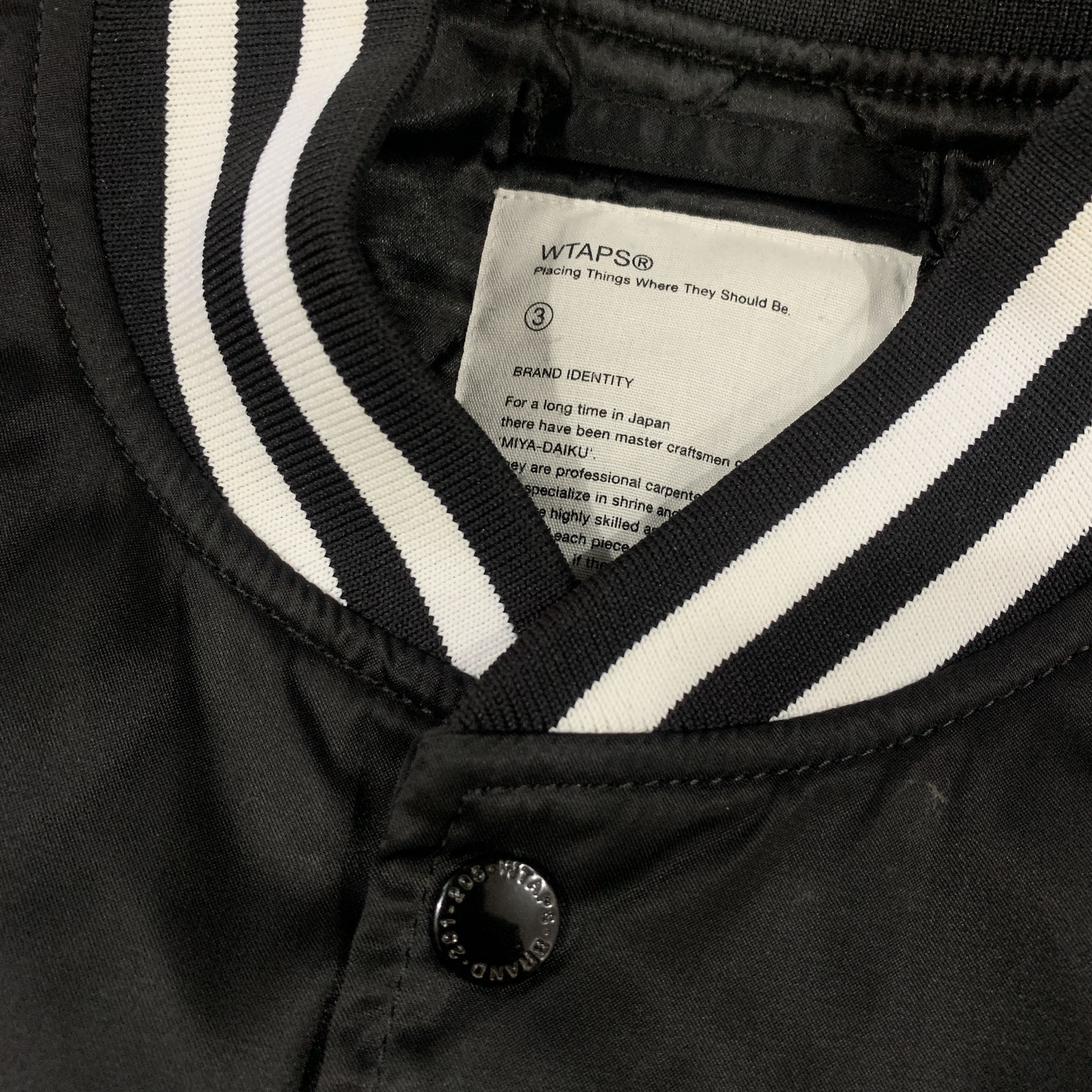 Wtaps Wtaps Team Jacket Nylon Twill 2017 Size US L / EU 52-54 / 3 - 6 Thumbnail