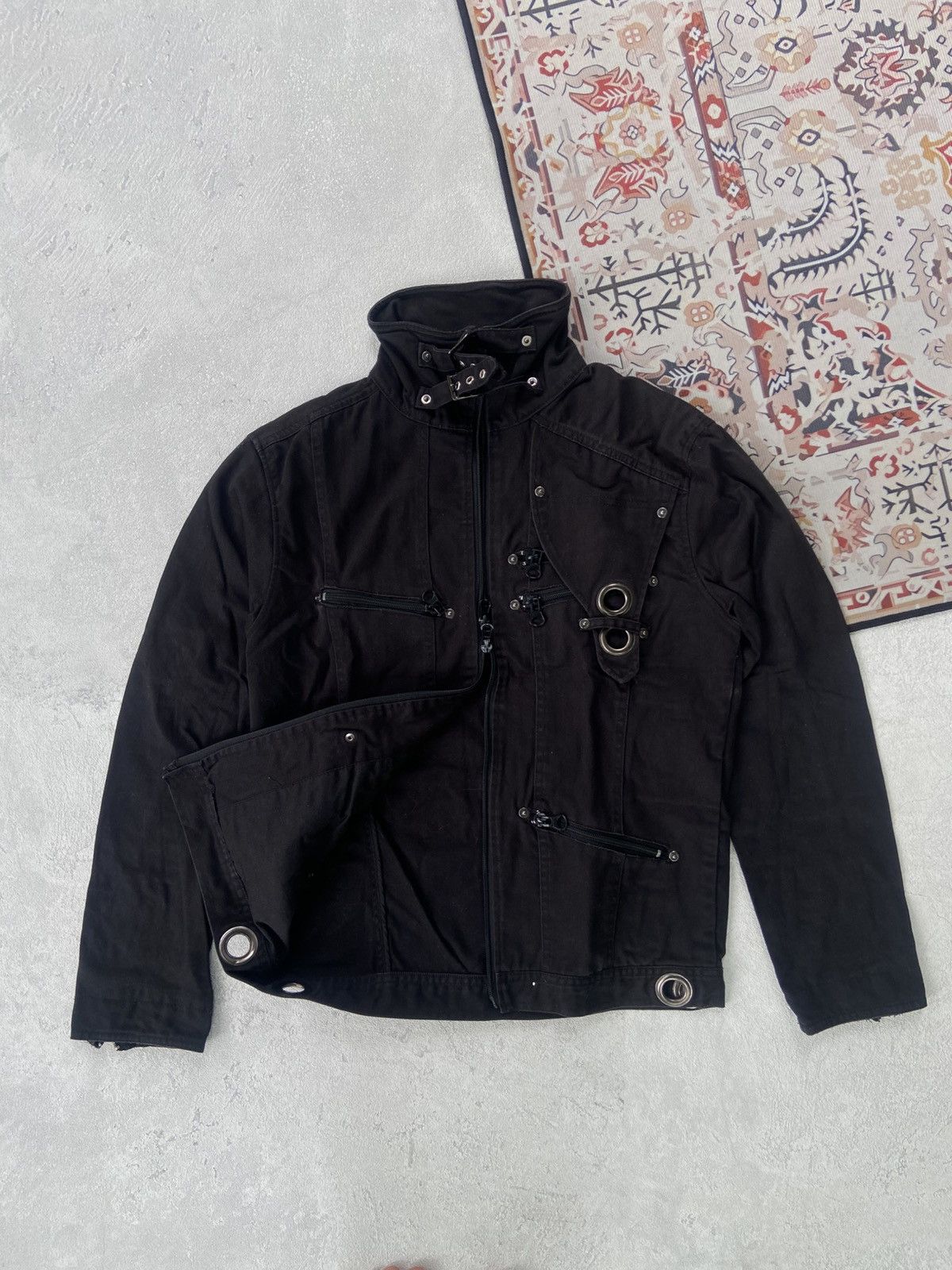 KMRii Japanese BIKERS ZIPPER GOTHIC SEDITIONARIES PUNK jacket Size US M / EU 48-50 / 2 - 1 Thumbnail