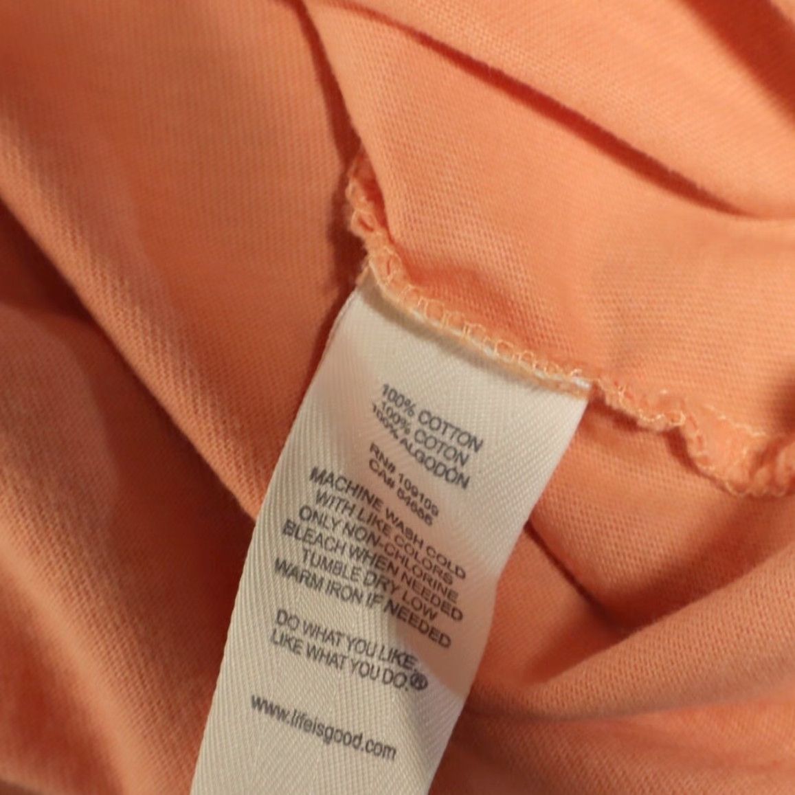 Life is Good Life is Good Beach Chair Solid T-Shirt Orange Women's S Shirt Size S / US 4 / IT 40 - 6 Thumbnail