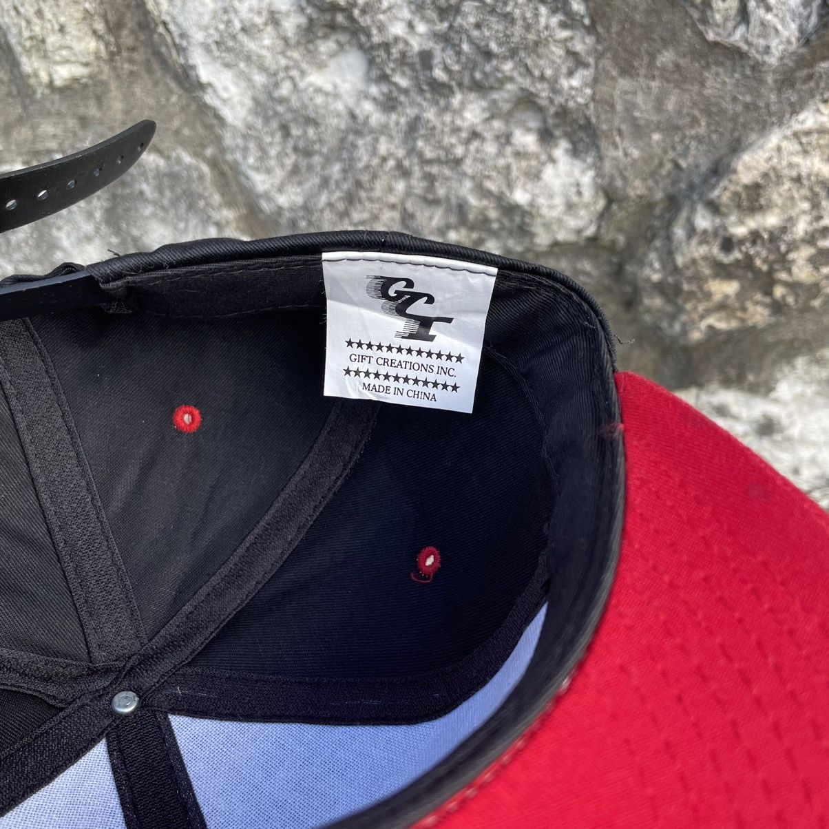 Other Vintage San Francisco Circle Logo Snapback Hat Black Red Size ONE SIZE - 5 Thumbnail