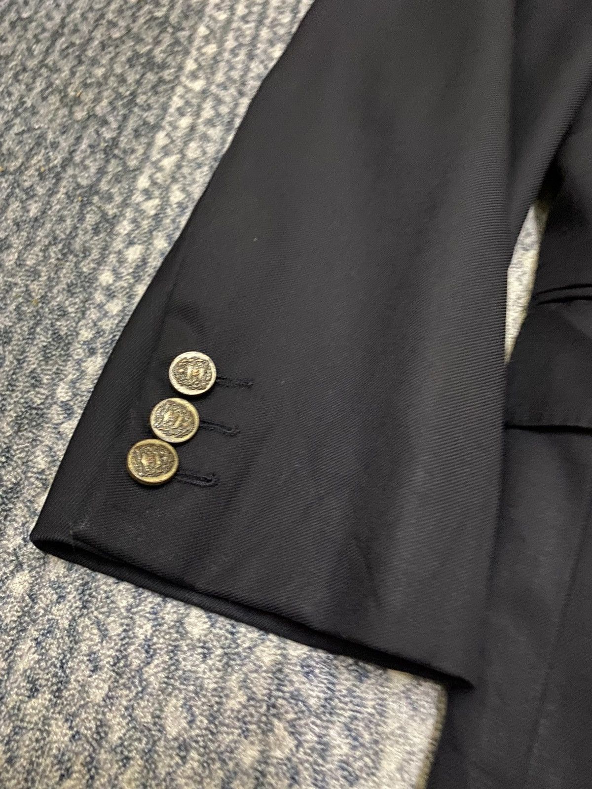Celine CELINE PARIS DOUBLE BREAST BLAZER STAMPED LOGO BUTTON Size US S / EU 44-46 / 1 - 7 Thumbnail