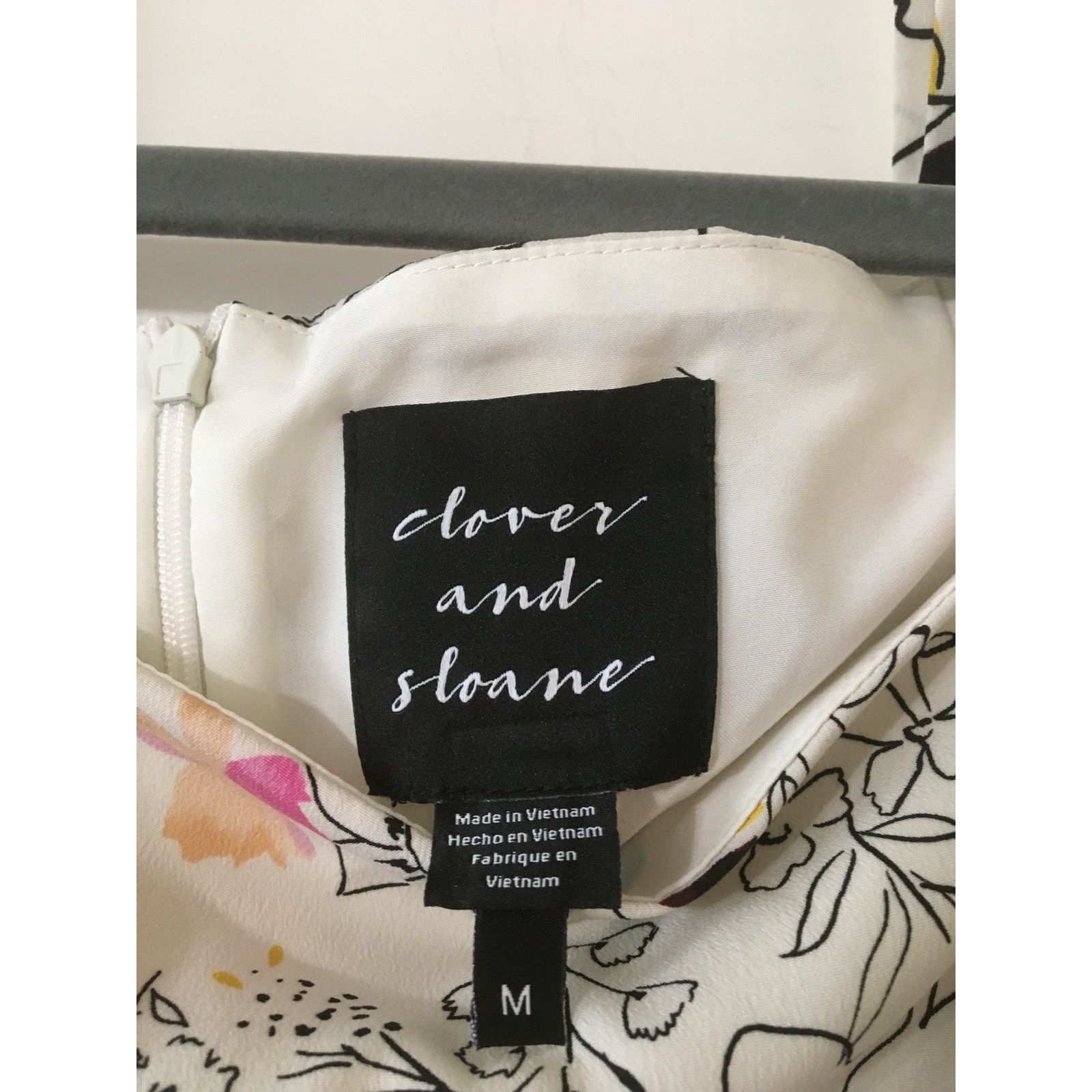 Other Clover and Sloane Medium Floral Dress Off Shoulder Spaghetti Size M / US 6-8 / IT 42-44 - 5 Thumbnail