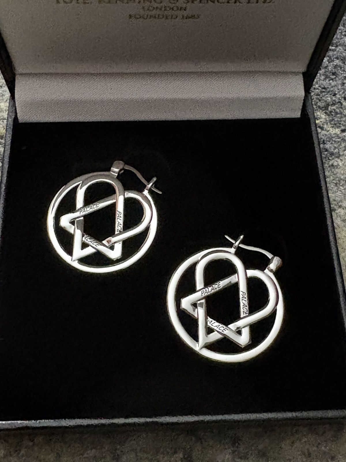 Palace Palace Tri Gram Earring Silver Size ONE SIZE - 1 Thumbnail