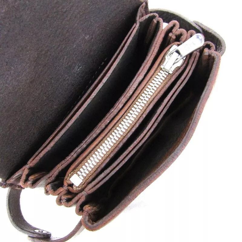 Porter Classic Porter Classic Leather Wallet Mini Pouch PC-045-1884 Brown Size 46 - 10 Thumbnail