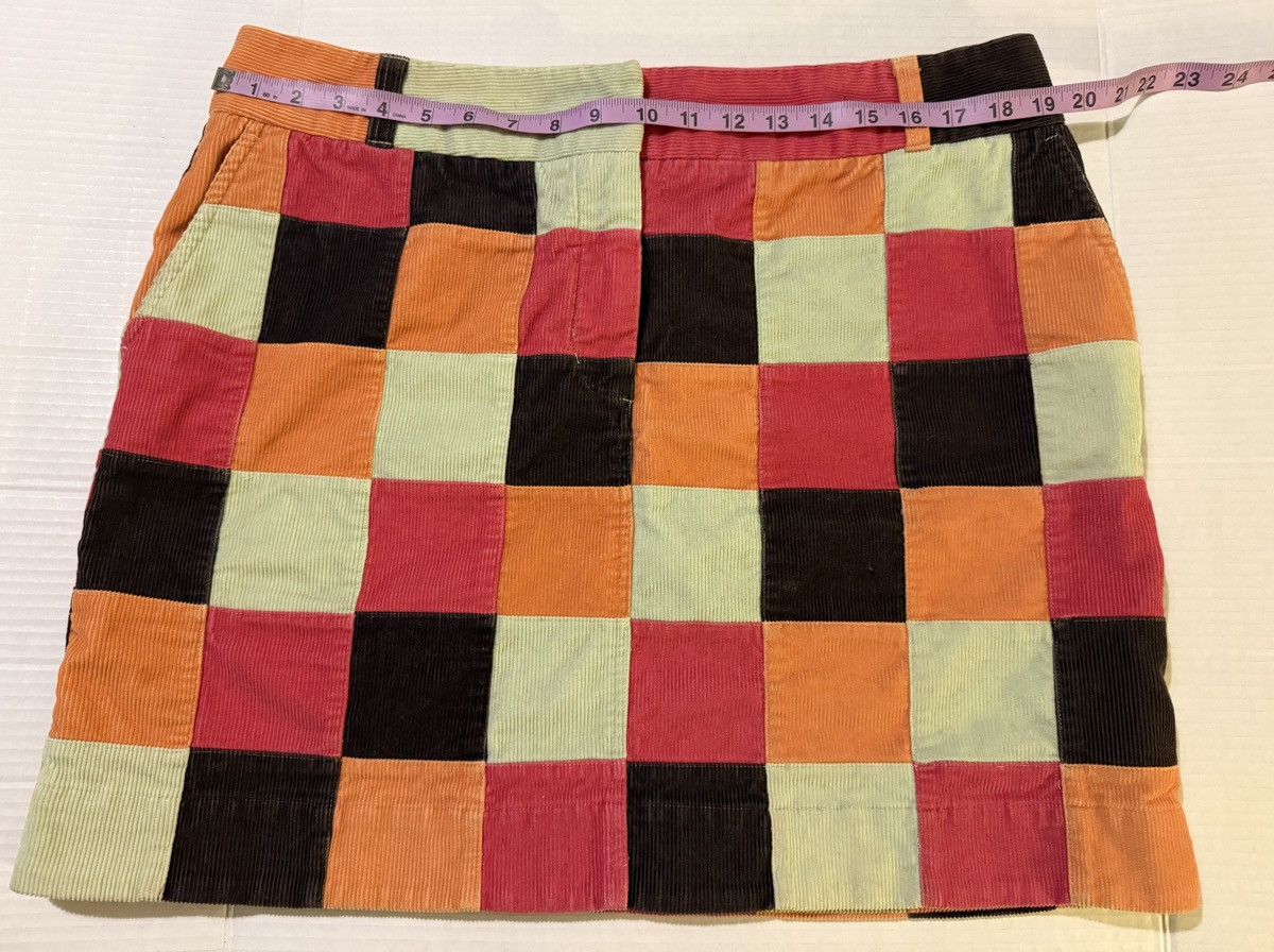 Vineyard Vines Vineyard Vines Plus Corduroy Multicolor Patchwork Skirt Size 38" / US 16 / IT 52 - 7 Thumbnail