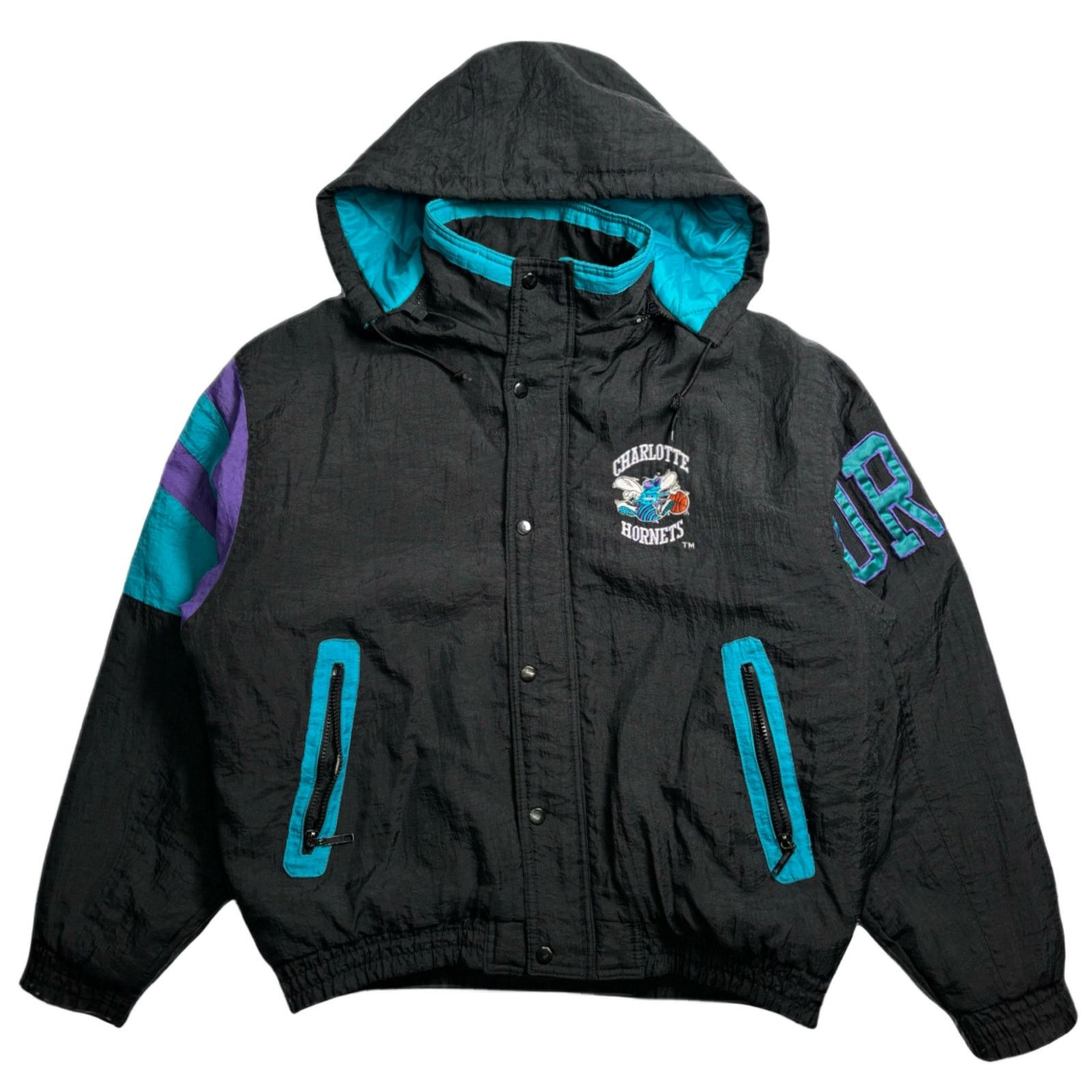 Vintage Charlotte Hornets Puffer Coat shops