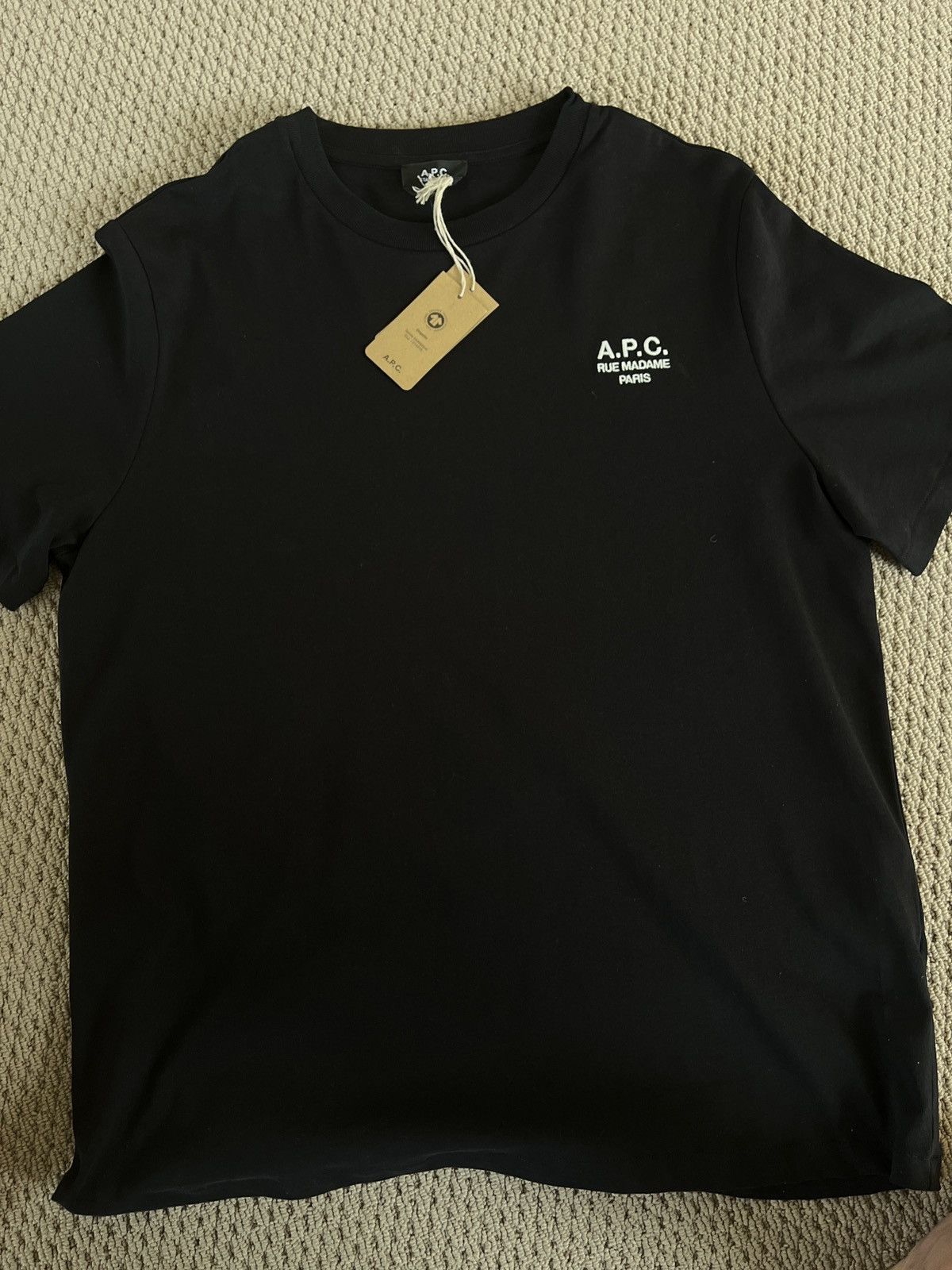 A.P.C. A.P.C standard black tshirt Size US XL / EU 56 / 4 - 1 Thumbnail