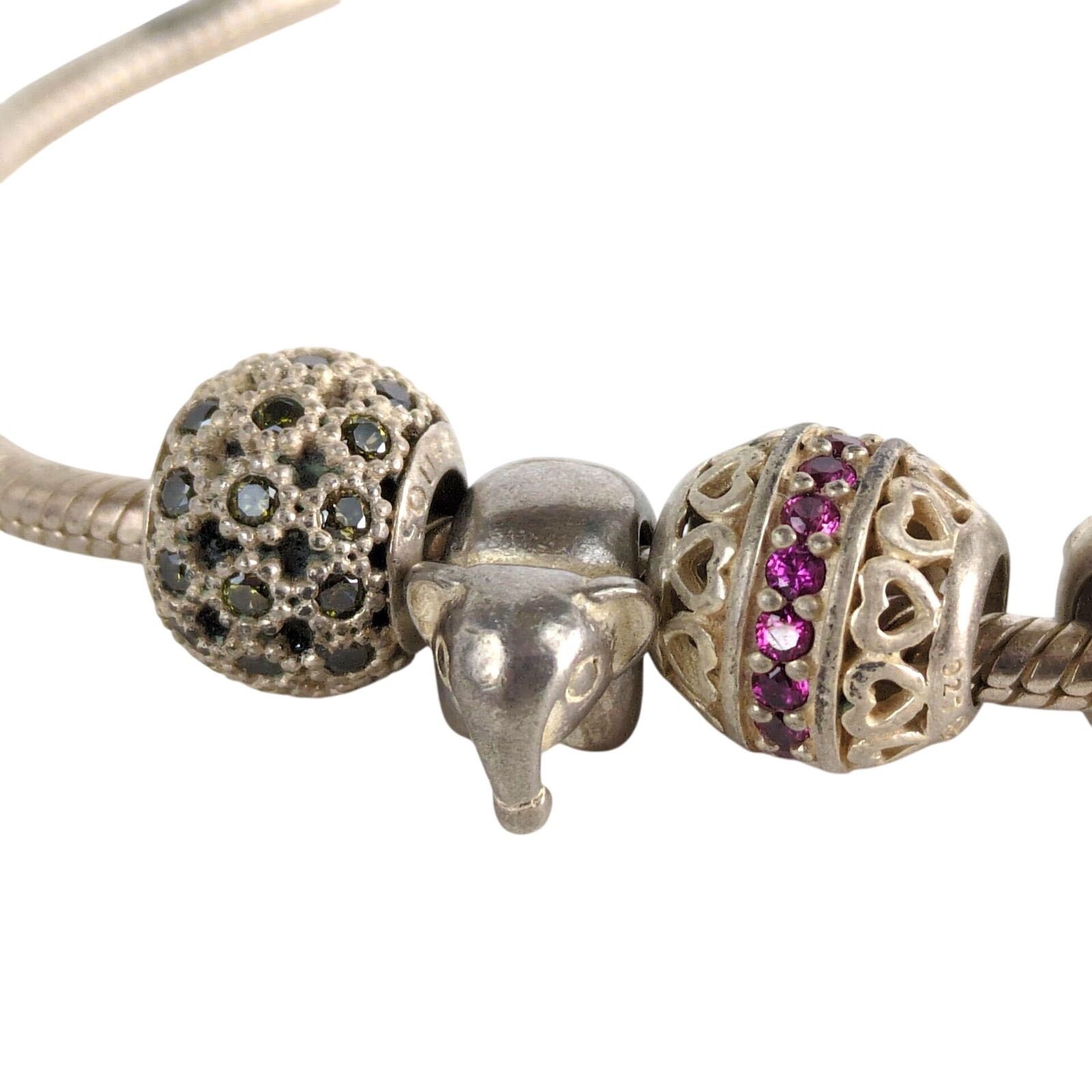 Other Soufeel 925 Sterling Silver Charm Bracelet w/ 8 Charms Size ONE SIZE - 10 Thumbnail