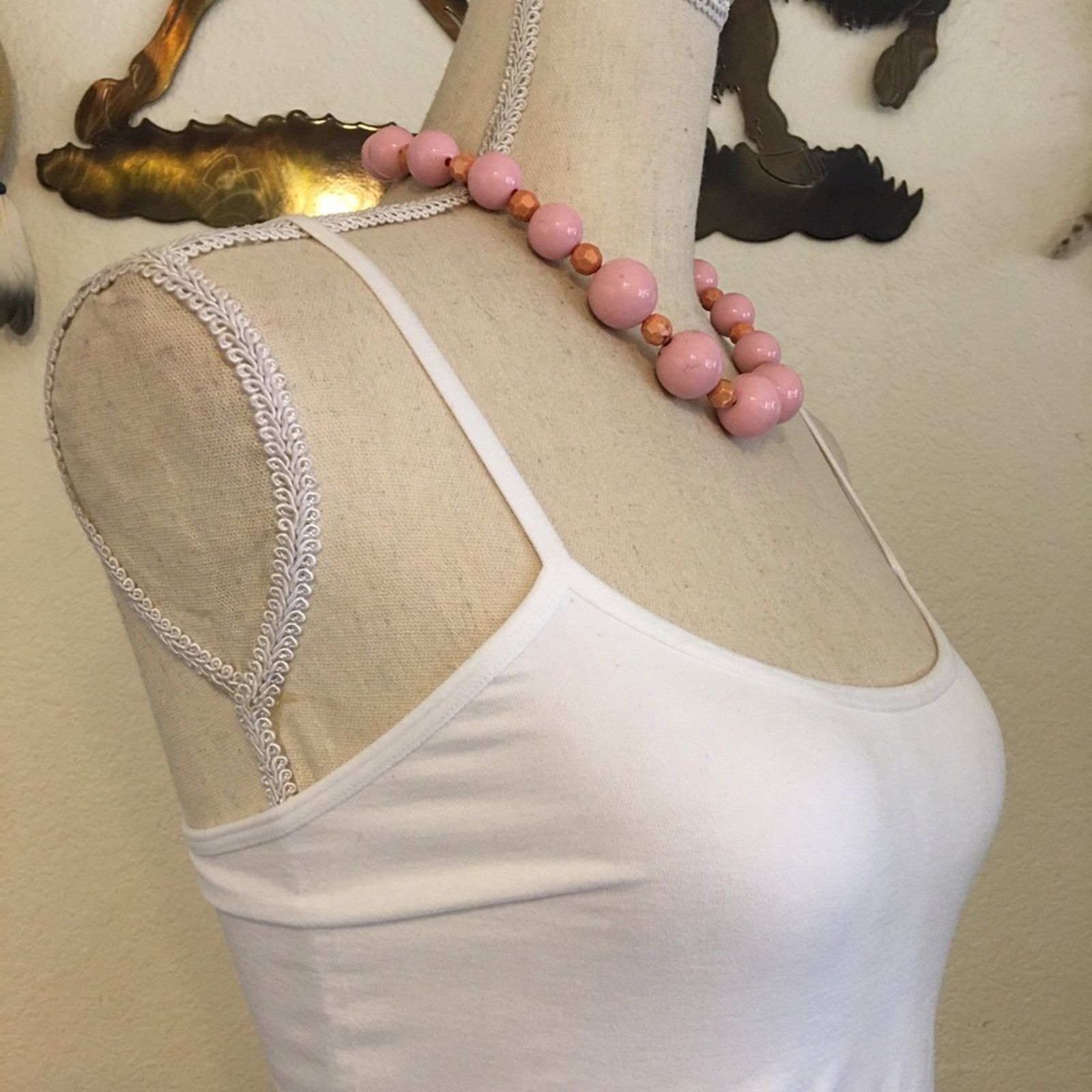 Jewelry You & I blush pink chunky beaded necklace Size ONE SIZE - 2 Thumbnail