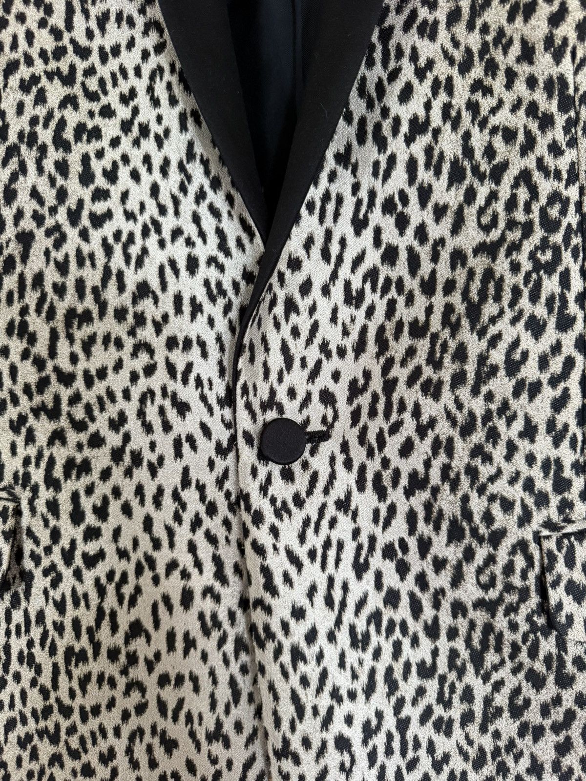 Hedi Slimane × Saint Laurent Paris SS14 Saint Laurent Babycat Le Smoking tuxedo jacket Hedi Size 36R - 11 Thumbnail