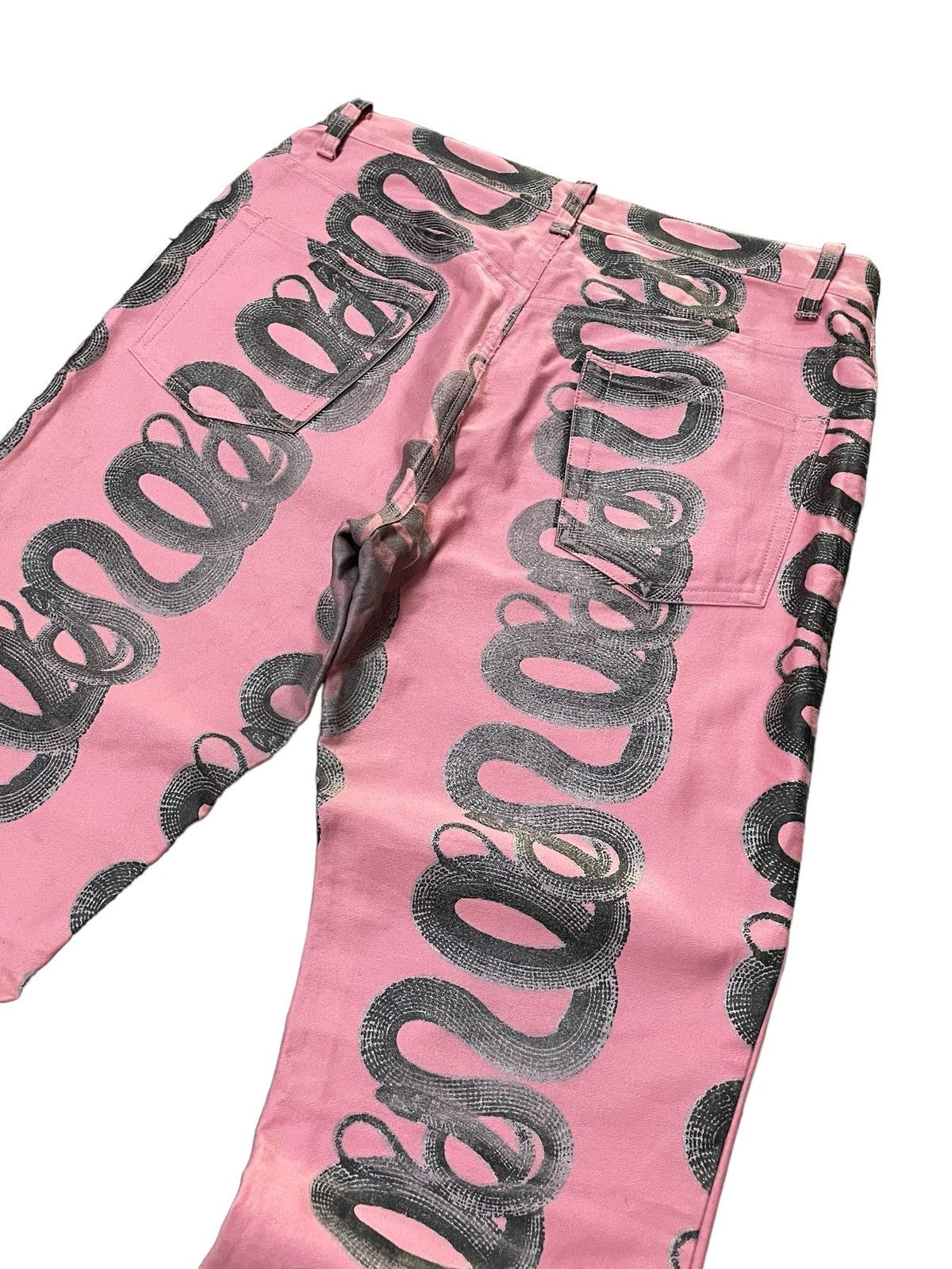 Hysteric Glamour 90s Archive Hysteric Glamour Artisanal Snake Flared Jeans Size US 29 - 14 Thumbnail