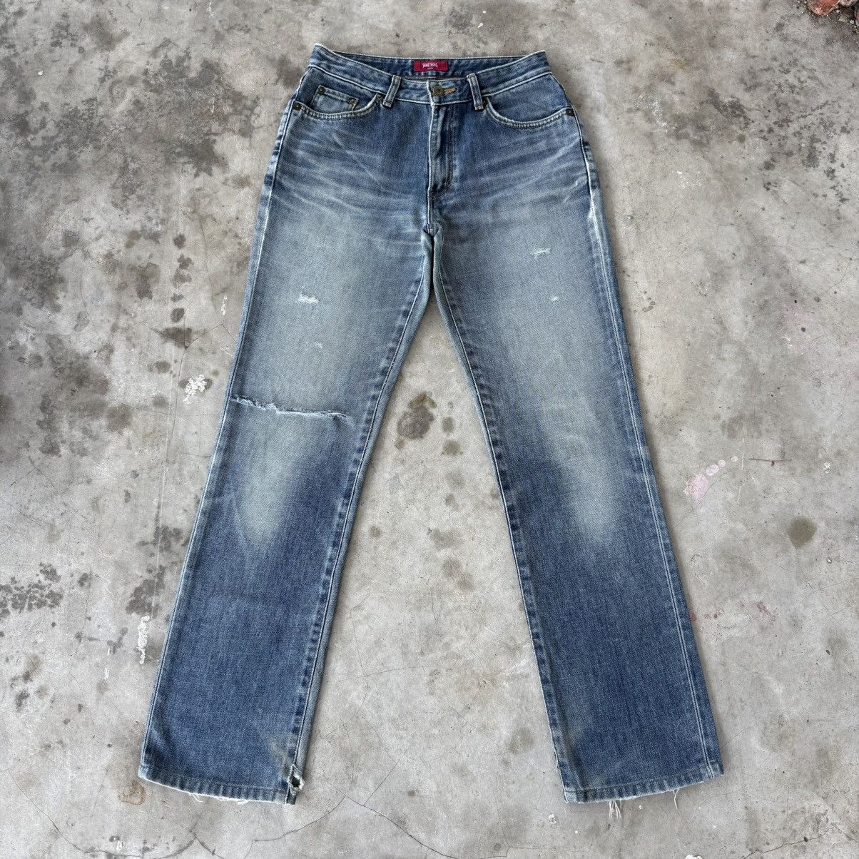 Edwin Vintage Edwin Something Faded Denim Jean Pants Size US 29 - 1 Thumbnail