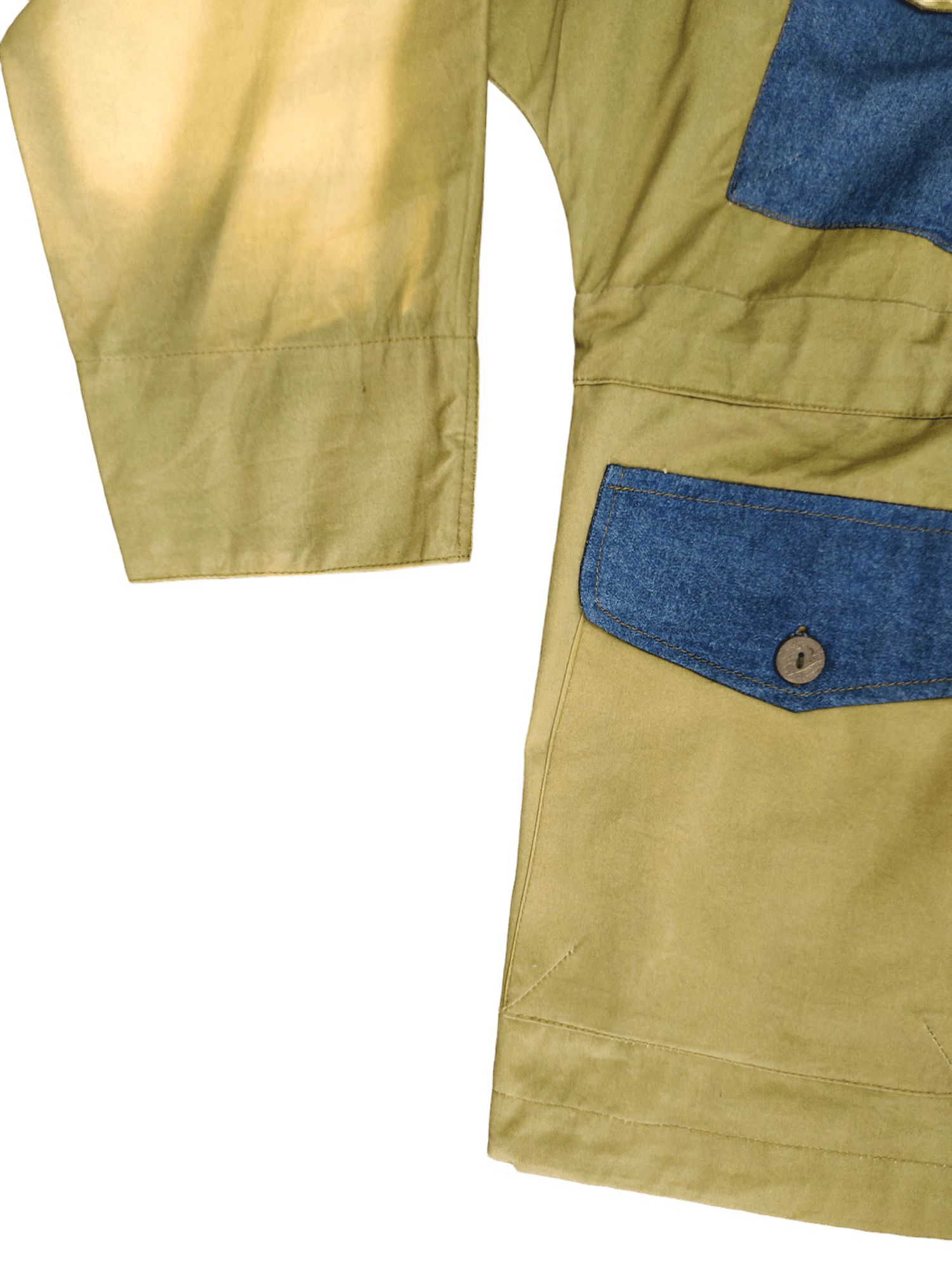 If Six Was Nine Amina Patchwork Boro Distress Color Multi Pocket Jacket Size US XL / EU 56 / 4 - 13 Thumbnail