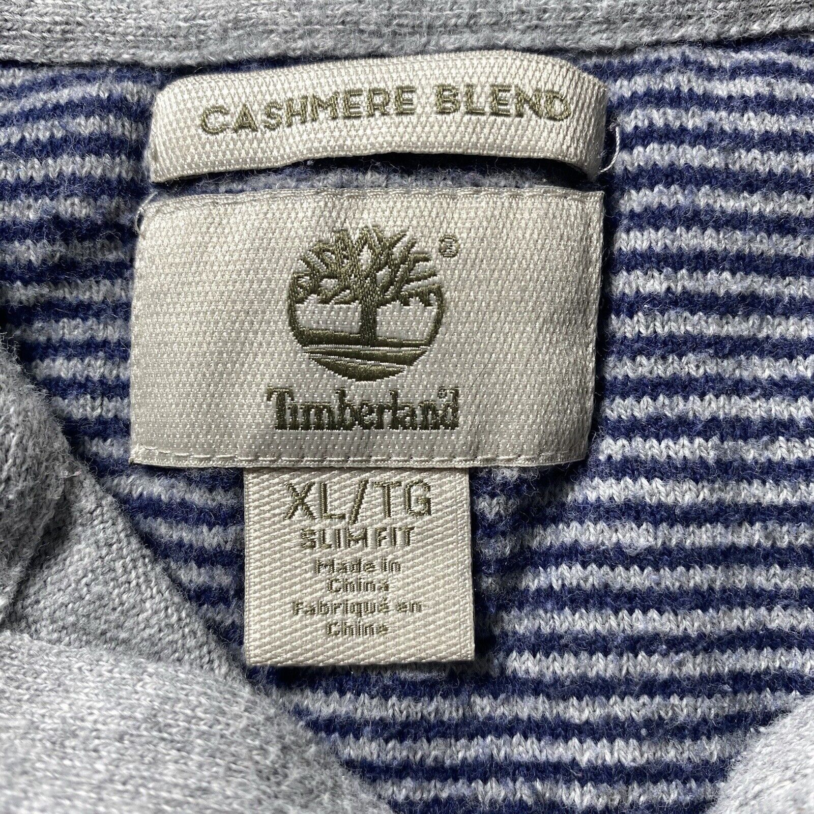 Timberland Timberland Sweatshirt Gray Pullover Sweater Slim Fit Size US M / EU 48-50 / 2 - 8 Thumbnail