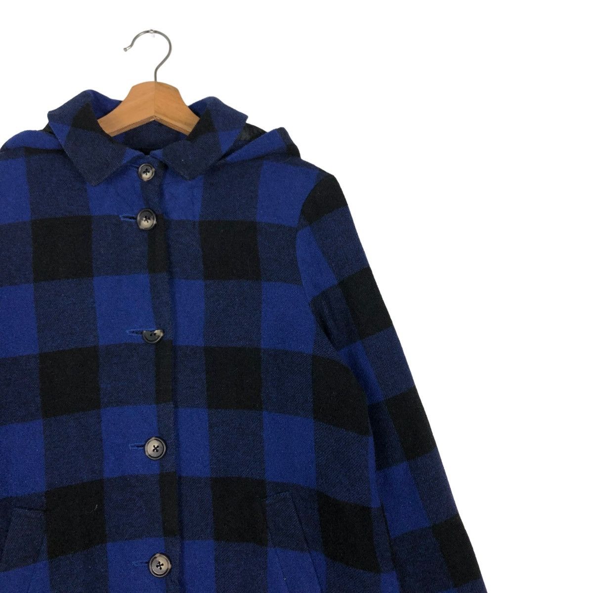 Beams Plus 🔥VINTAGE WOOL BIKER JACKET BEAMS HEART TARTAN DESIGN Size US S / EU 44-46 / 1 - 6 Thumbnail