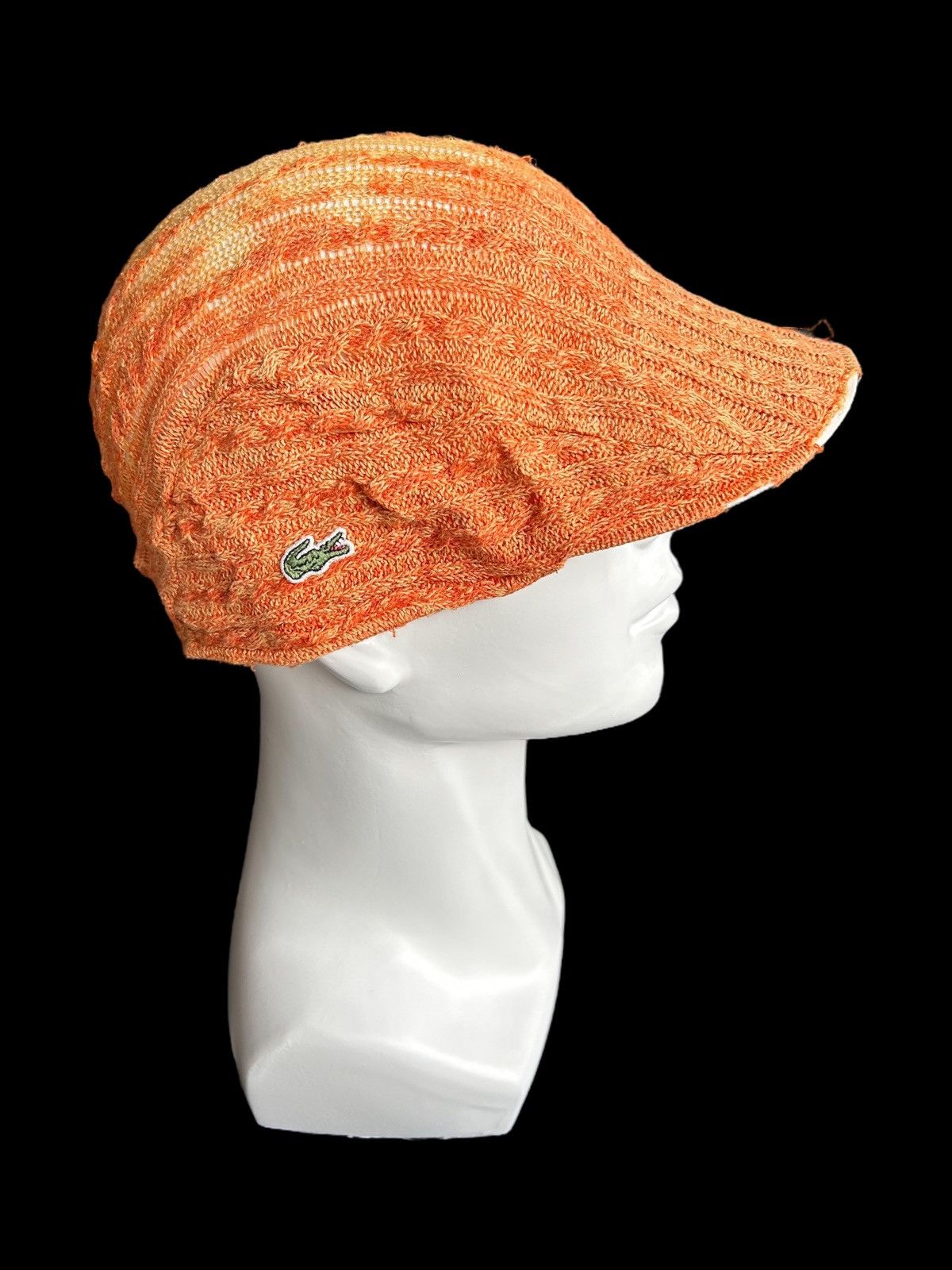Japanese Brand × Kapital × Vintage Distressed Orange Brand Lacoste Baret Hats Size ONE SIZE - 1 Thumbnail