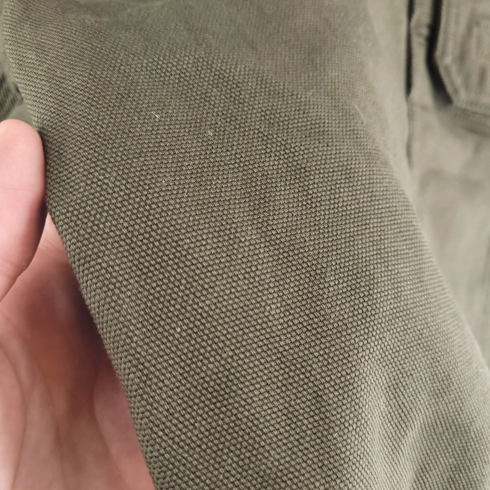 Vintage Duluth Cargo Shorts Mens 44 Green Canvas Cotton THICK Heavyweight Rugged Workwear Pockets Regular Size US 44 / EU 60 - 4 Thumbnail