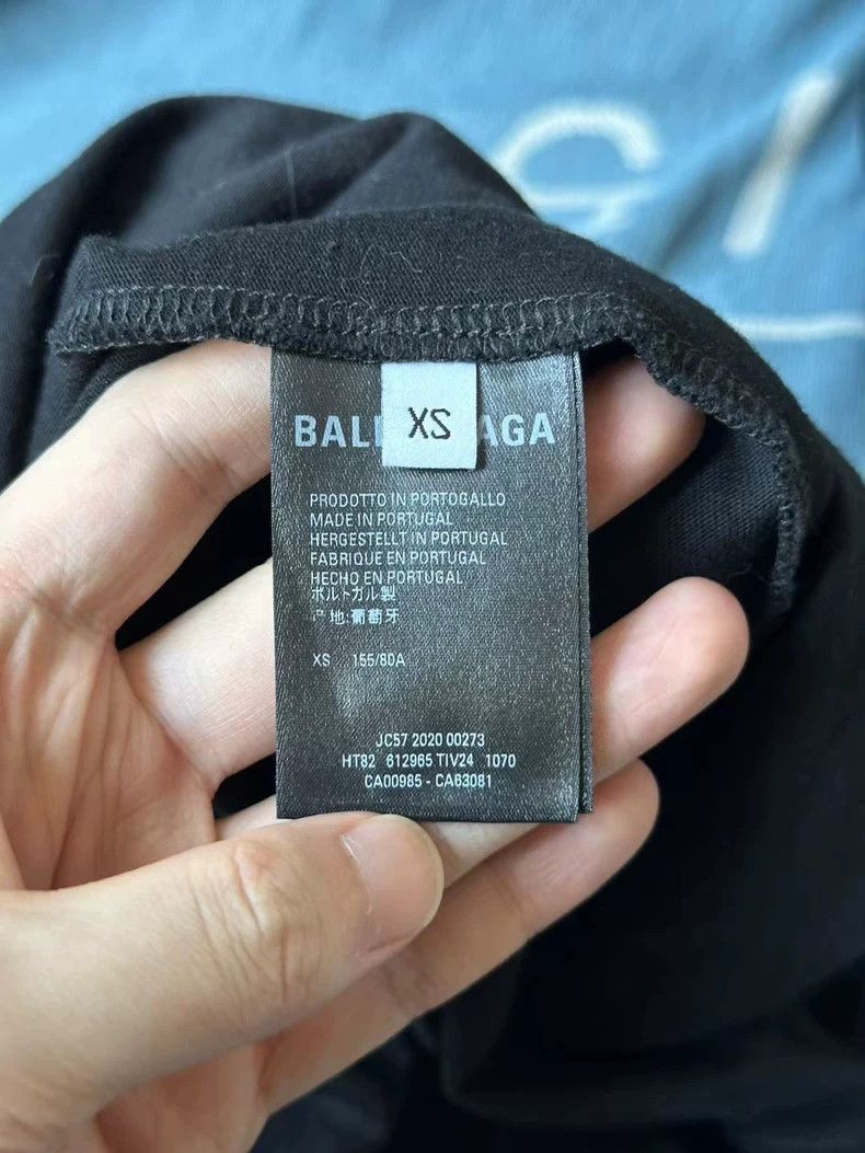 Balenciaga Balenciaga Black crew short sleeves Size US XS / EU 42 / 0 - 4 Thumbnail
