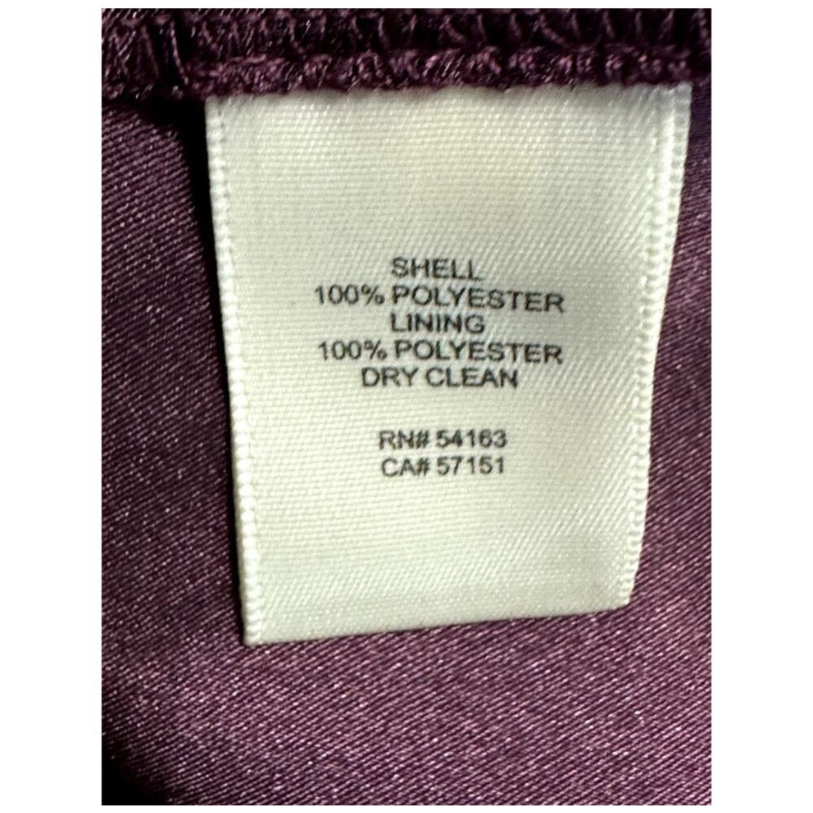 Other Eliza J Embellished Chiffon Dress High Low Plum Purple 2 Size XS / US 0-2 / IT 36-38 - 10 Thumbnail