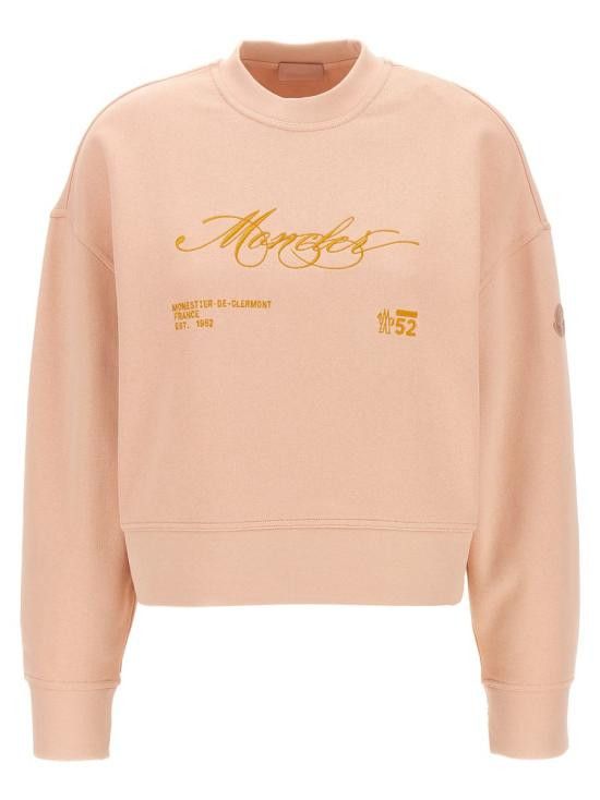 Moncler MONCLER Women Hoodies K20938G00007 899V4519 Pink Size S / US 4 / IT 40 - 1 Thumbnail