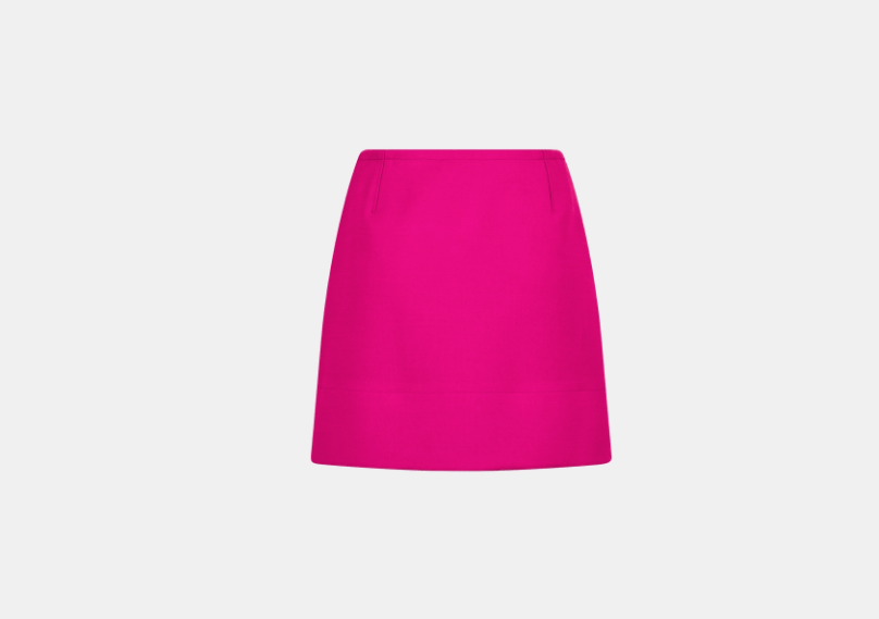 Dior o1w1db11225 451J11 Mini Skirt in Fuchsia Size 30" / US 8 / IT 44 - 2 Thumbnail