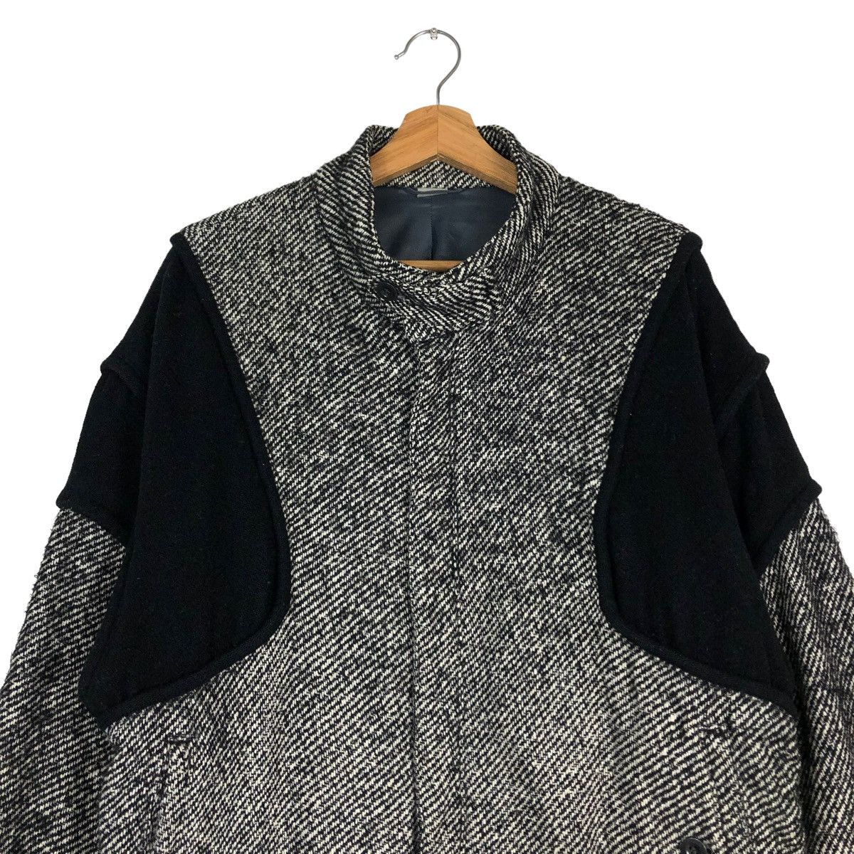 Japanese Brand 🔥80’s Intermezzo Issey Miyake Herringbone Bomber Jacket Size US L / EU 52-54 / 3 - 3 Thumbnail