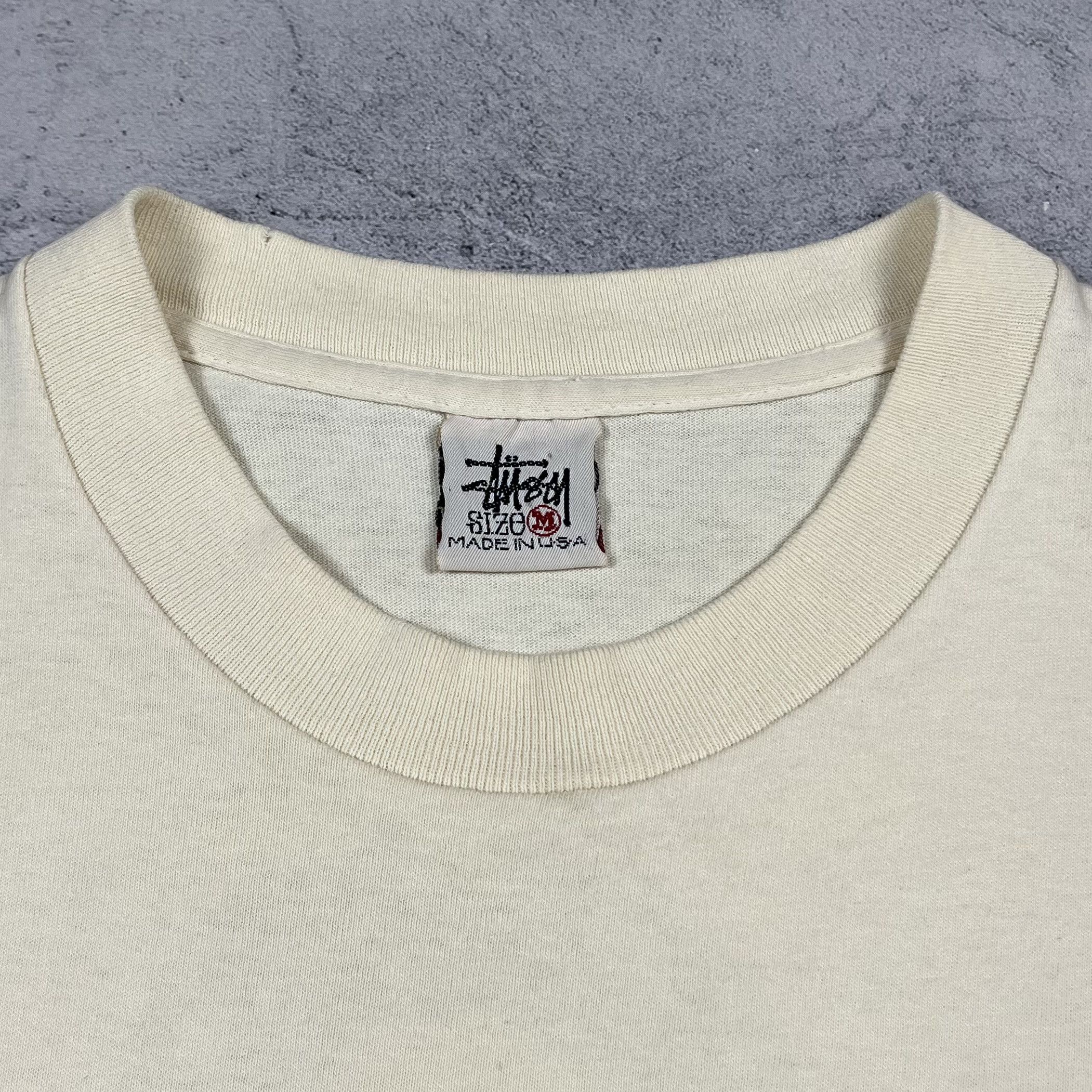 Stussy Vintage Stussy Y2K Big Logo T Shirt 80’s Size US M / EU 48-50 / 2 - 9 Thumbnail