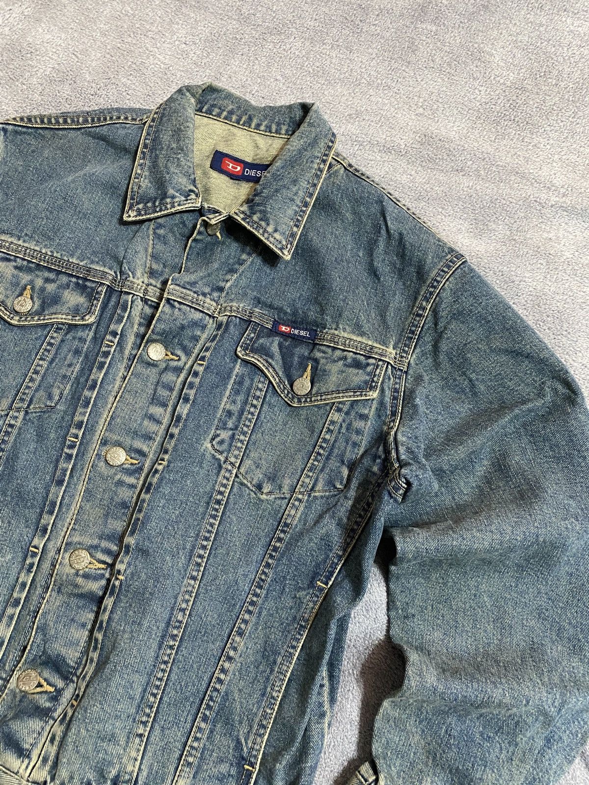Diesel Vintage Diesel industry denim jacket japanese style Y2k Size US M / EU 48-50 / 2 - 7 Thumbnail