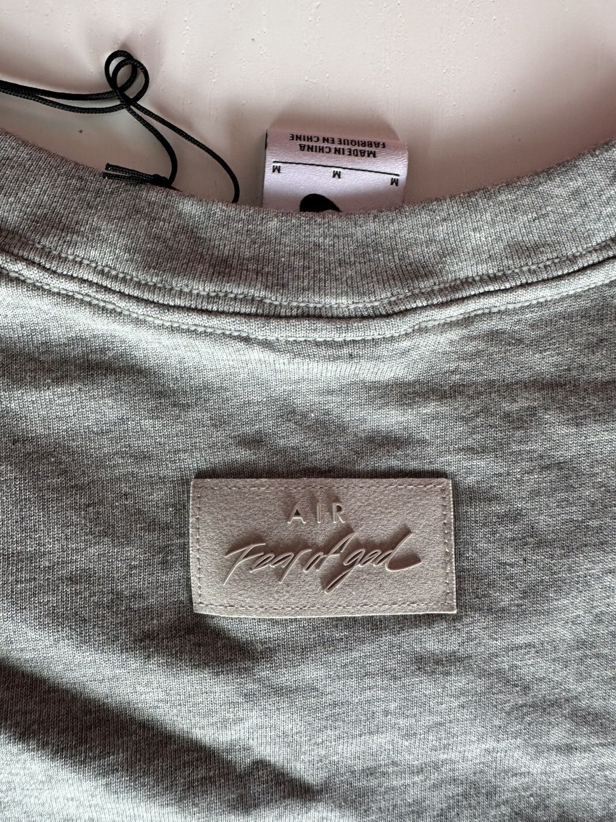 Fear of God × Nike Fear Of God x Nike NBA Warm Up T-Shirt Dark Heather Grey Size US M / EU 48-50 / 2 - 4 Thumbnail