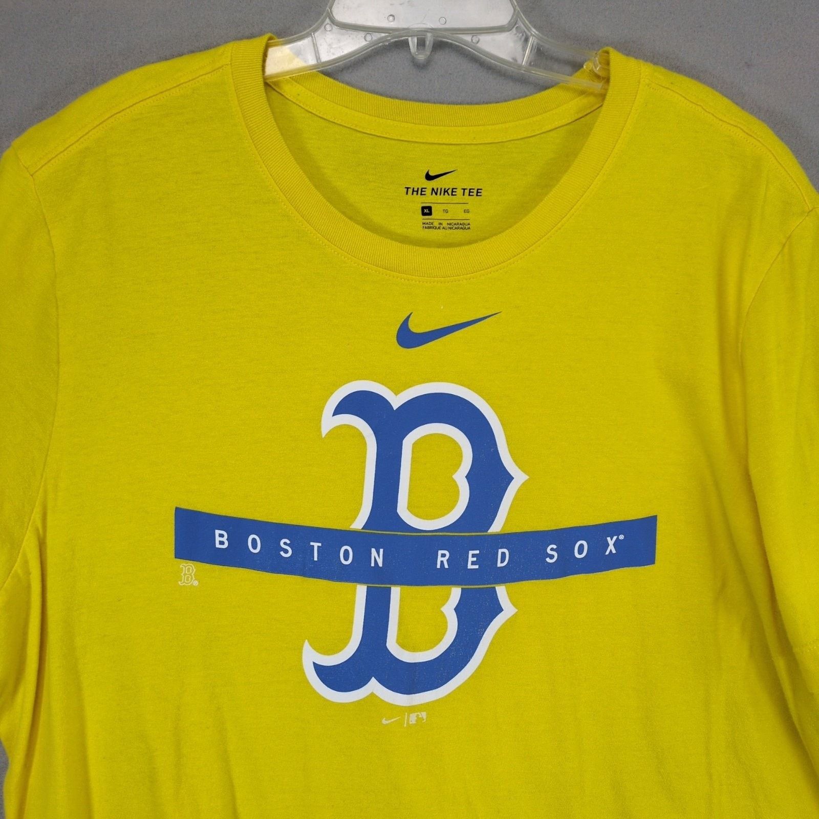 Nike The Nike Tee Boston Red Sox Men's XL Yellow T-Shirt Size US XL / EU 56 / 4 - 5 Thumbnail