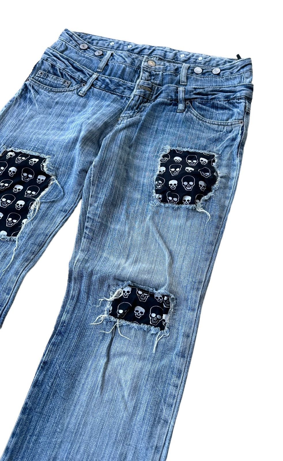 Japanese Brand double waist jeans Size US 32 / EU 48 - 4 Thumbnail