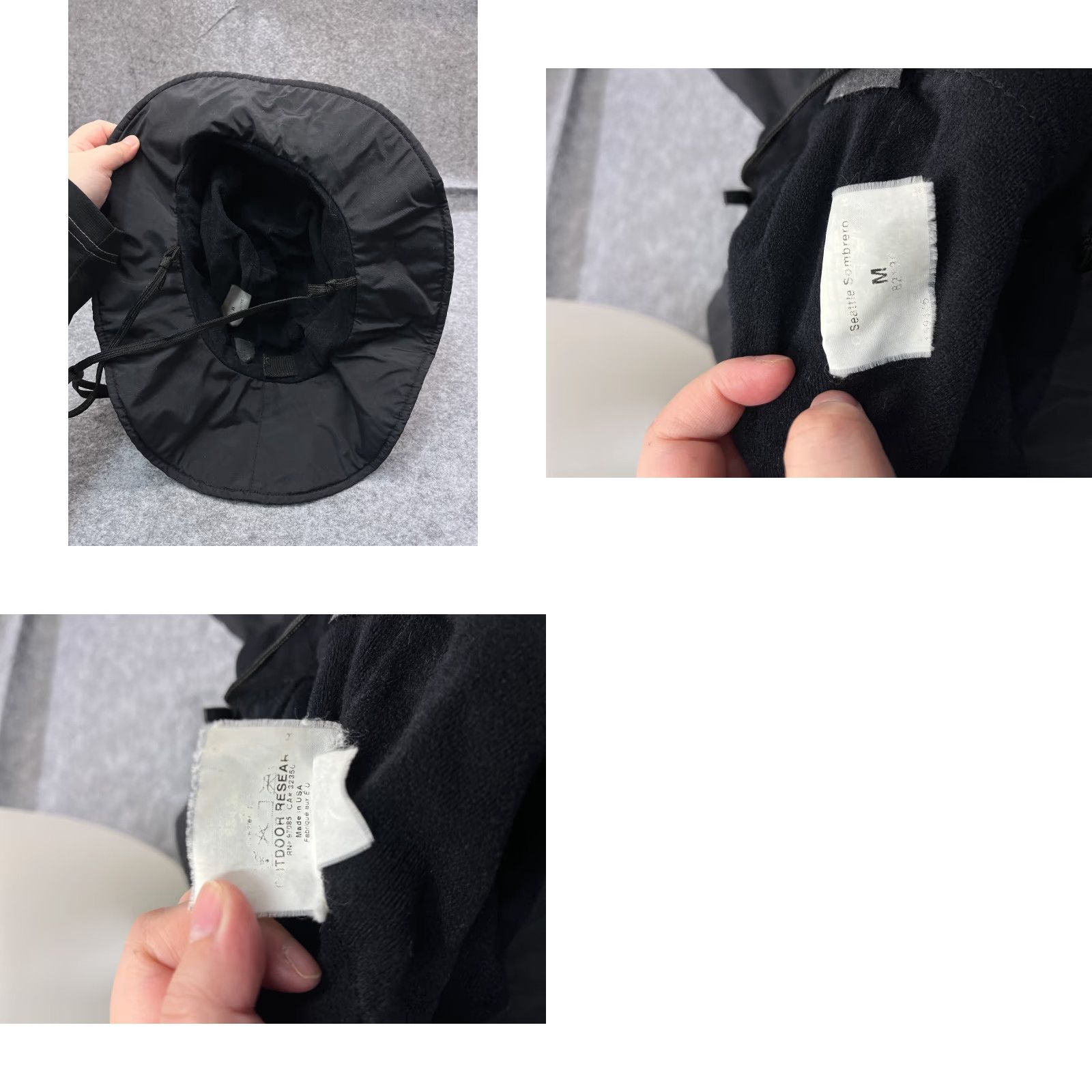 Outdoor Research Outdoor Research Sun Bucket Hat Cap Fitted Adult Medium Black Nylon Poly Camp UV Protection Lightweight Waterproof Adjustable Canvas Hat Mens Size ONE SIZE - 9 Thumbnail