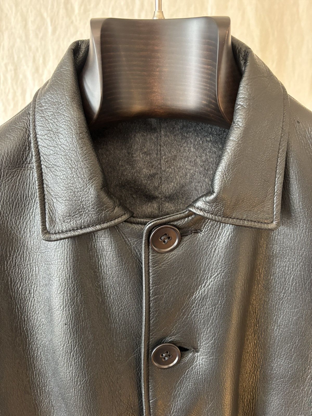 Taiga Takahashi Taiga Takahashi Lot.801 Leather Jacket Deerskin Size 40 Size US M / EU 48-50 / 2 - 8 Thumbnail