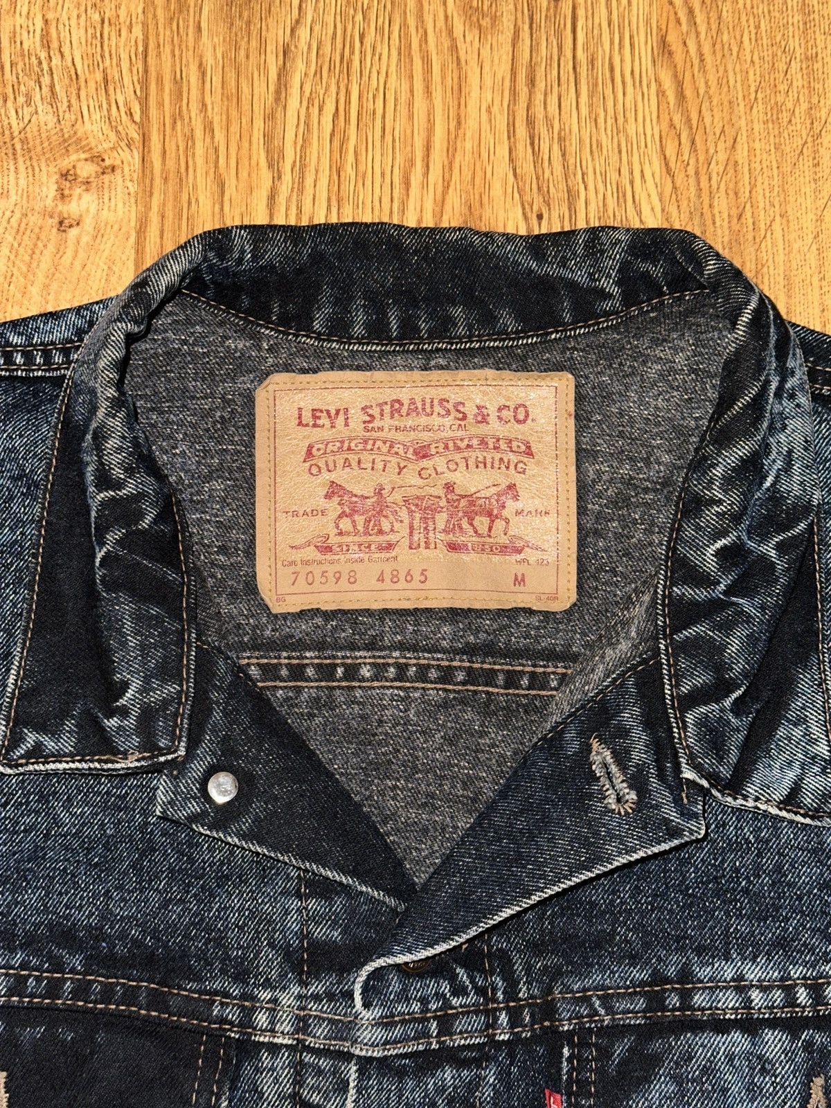Levi's Vintage Clothing VTG Levi's Denim Trucker Jacket Men Size Medium 70598 4865 Size US M / EU 48-50 / 2 - 3 Thumbnail