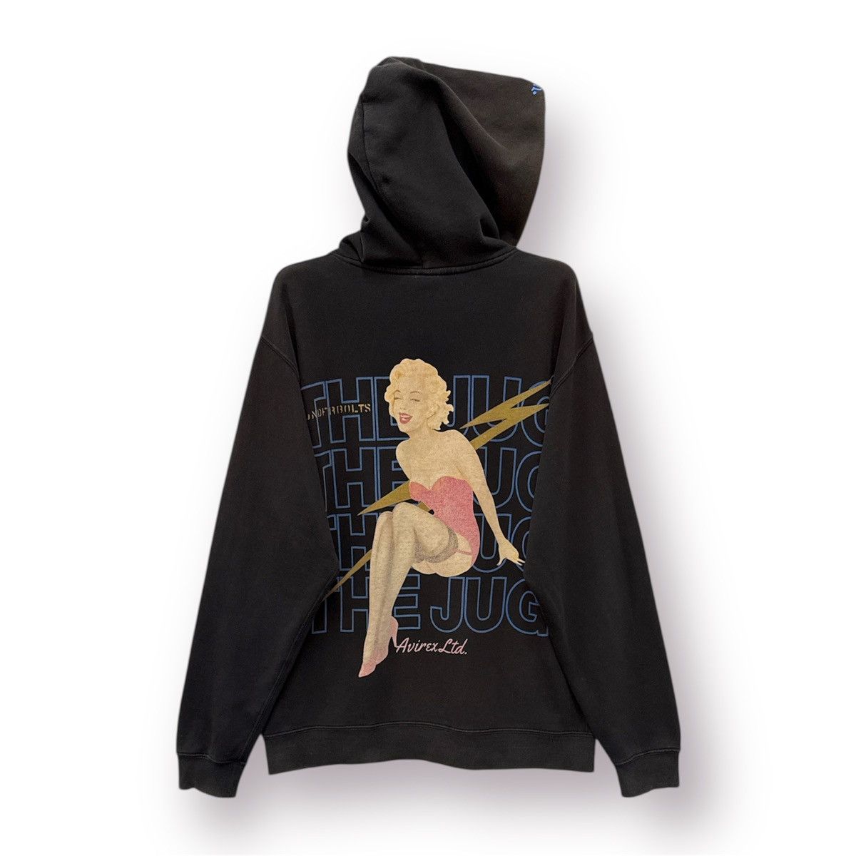 Avirex ⚡️Avirex LTD Marilyn Monroe Logo Jumper Sweat Hoodie - M Size US M / EU 48-50 / 2 - 2 Thumbnail
