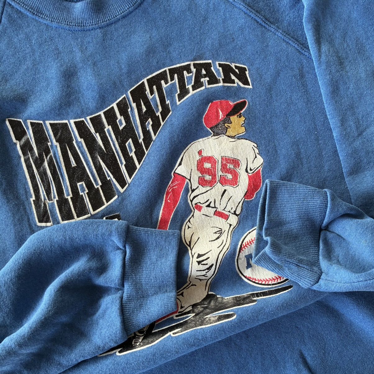 Other VINTAGE 90s MANHANTTAN BASEBALL LITTLE LEAGUE Size US L / EU 52-54 / 3 - 7 Thumbnail